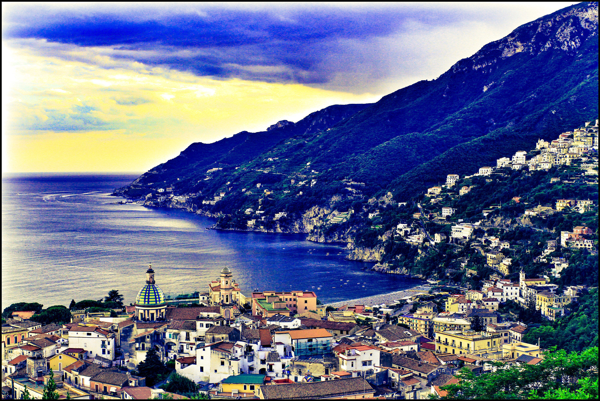 Vietri sul MARE's overview, Amalfi Coast...