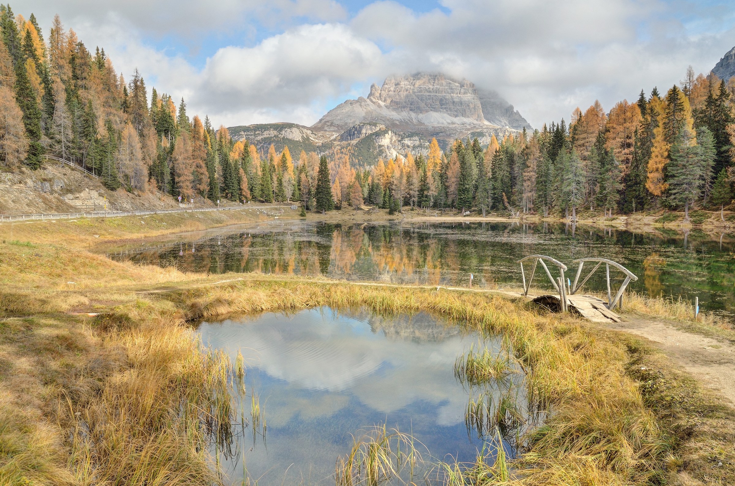 autunno al lago di Antorno