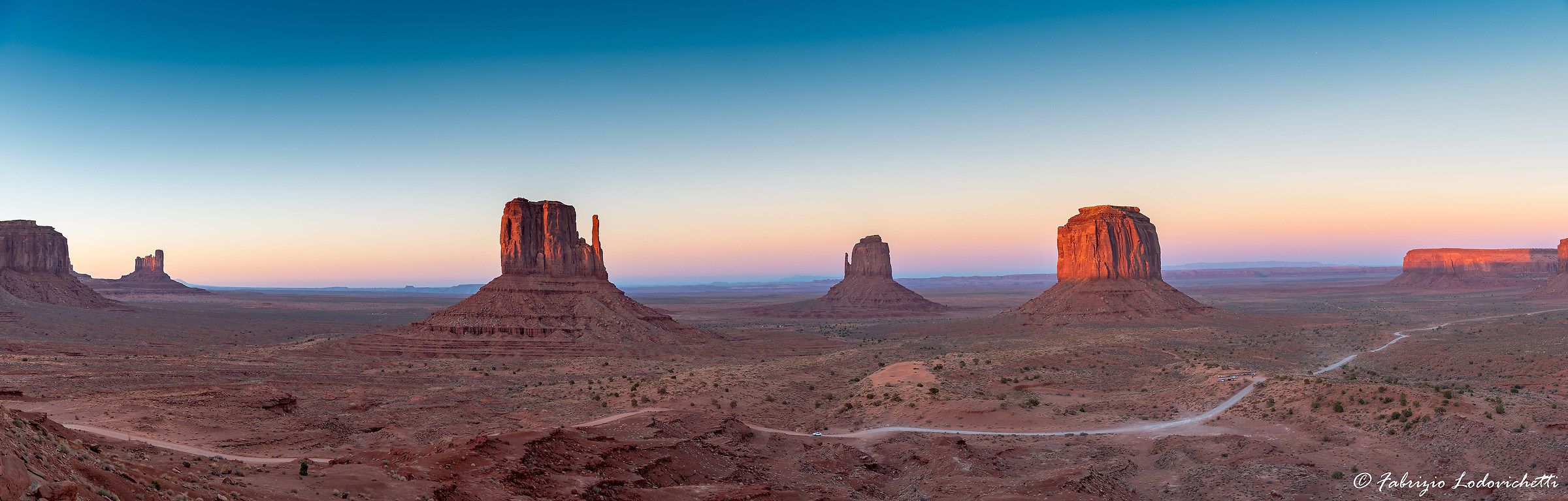 Monument Valley at sunset