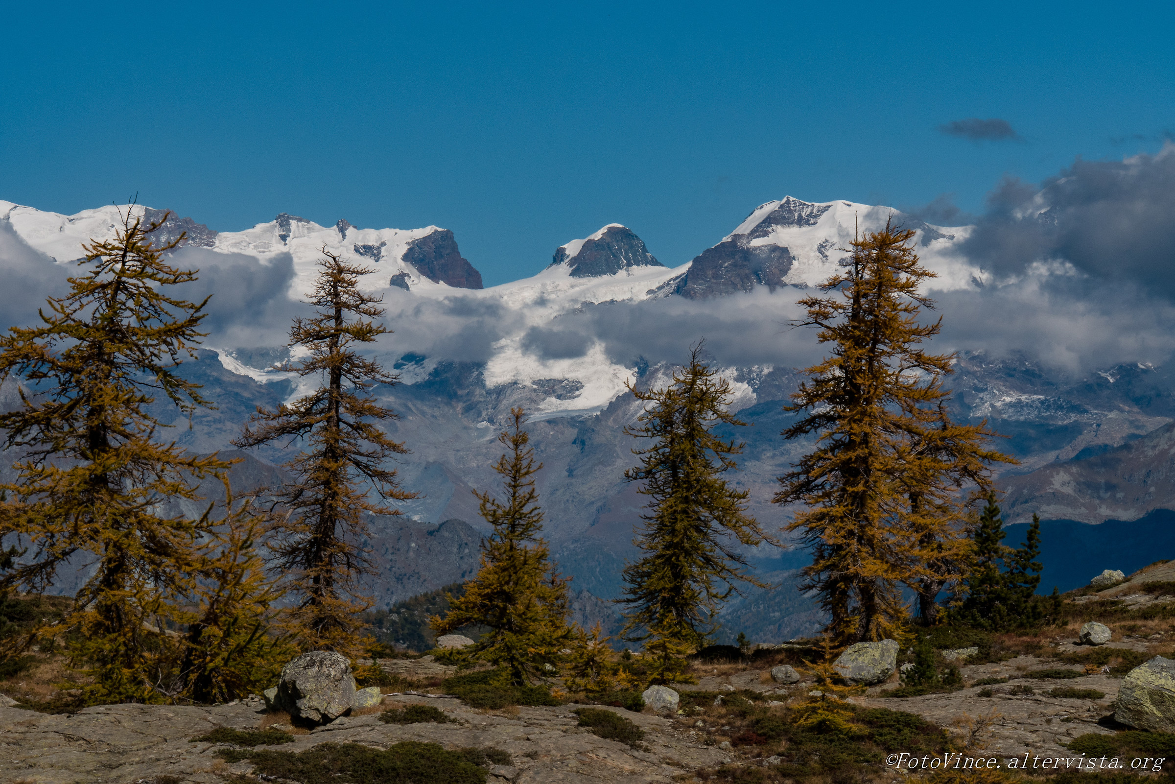 Vista sul Monte Rosa