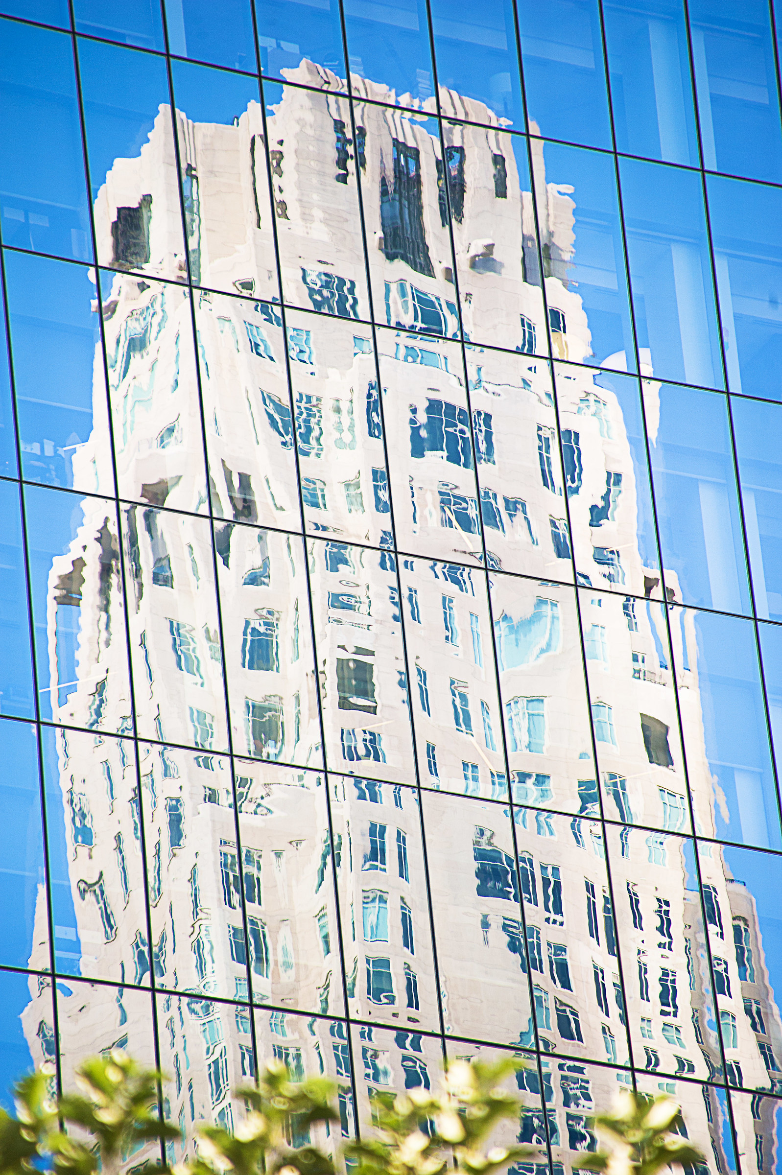 New York reflected