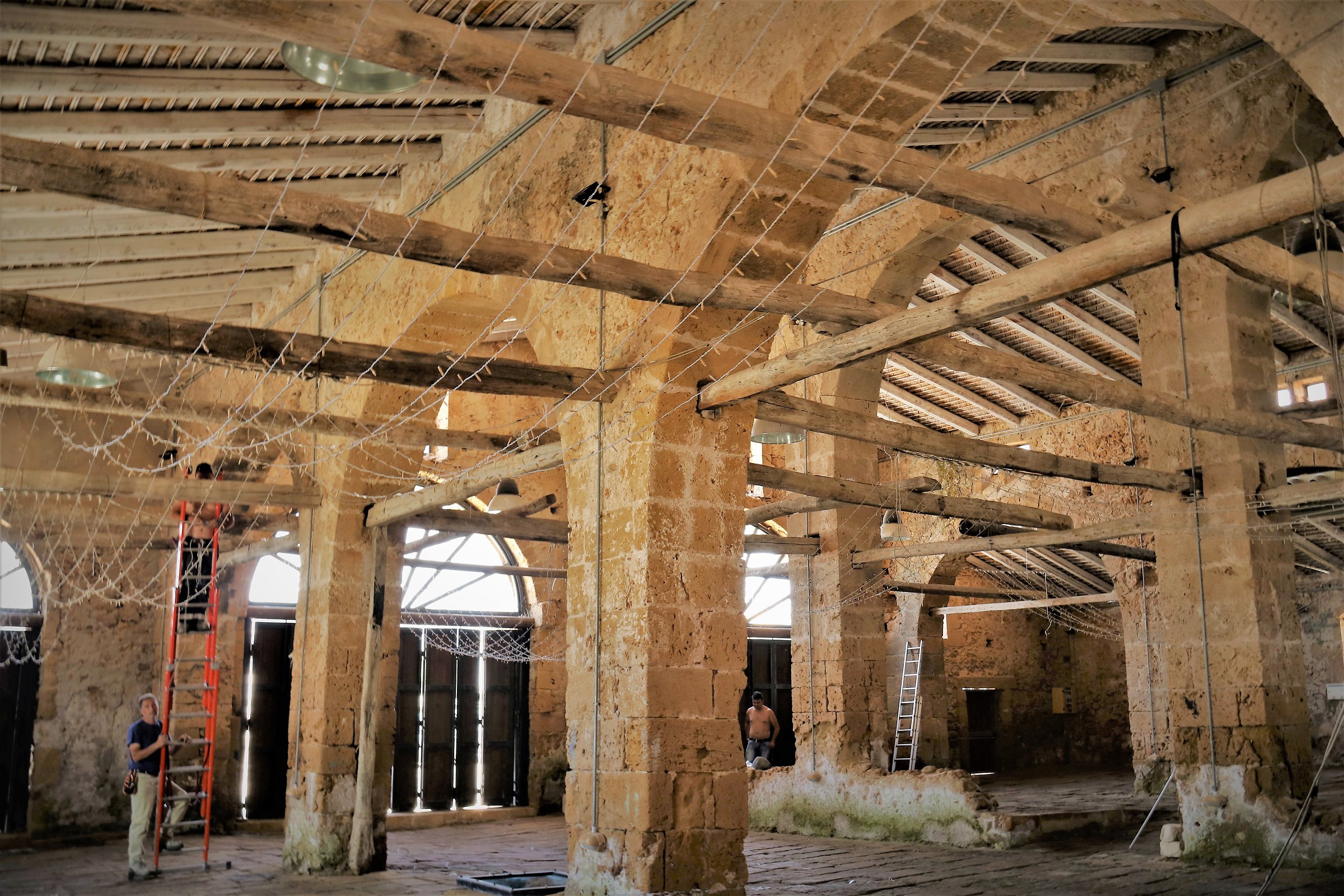 Interno deposito Ex Tonnara a Marzamemi