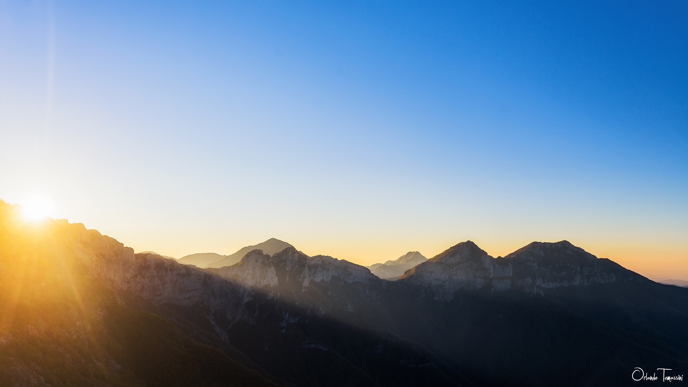 Southern Apuanas at dawn