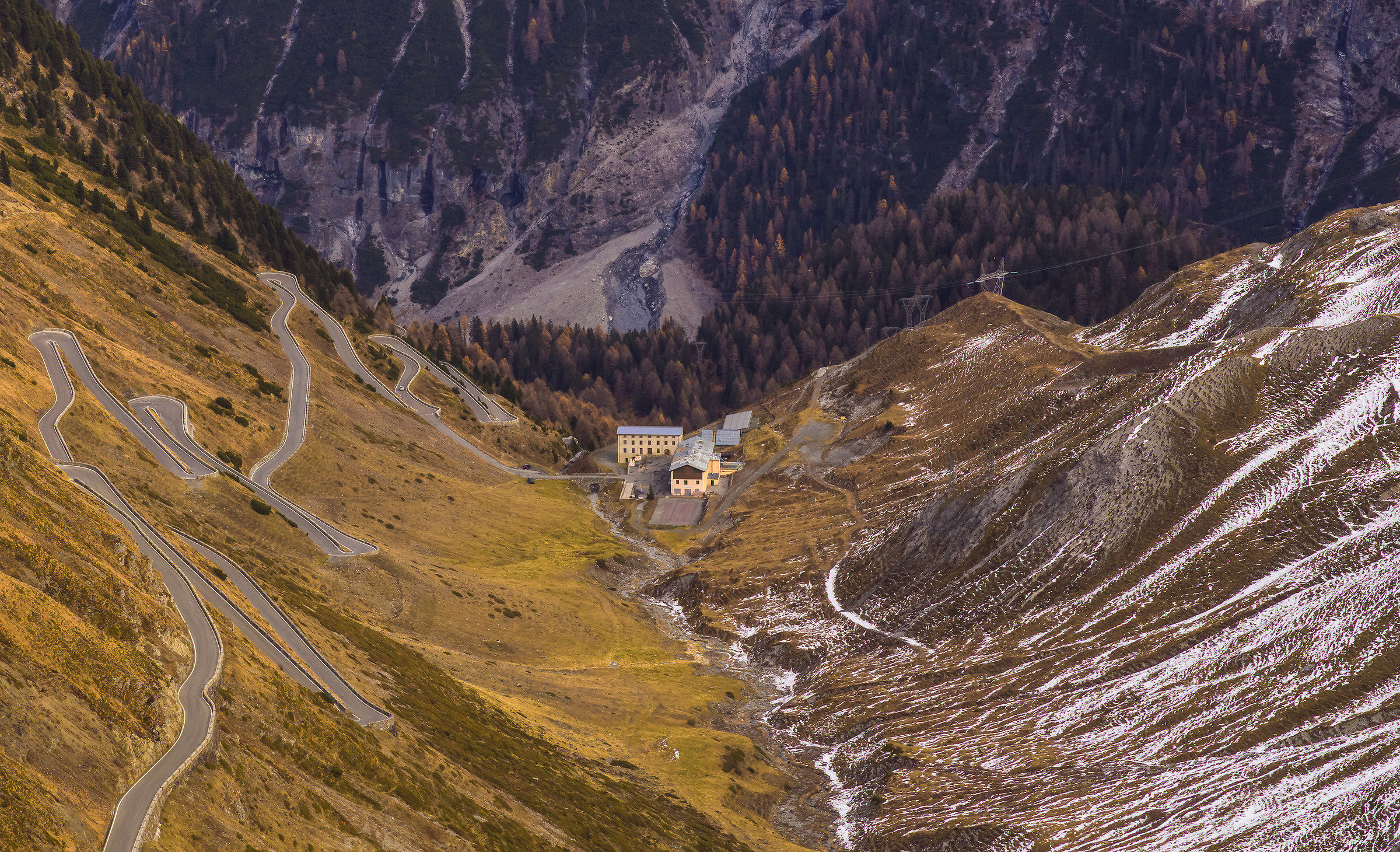 Descending from the Stelvio Pass