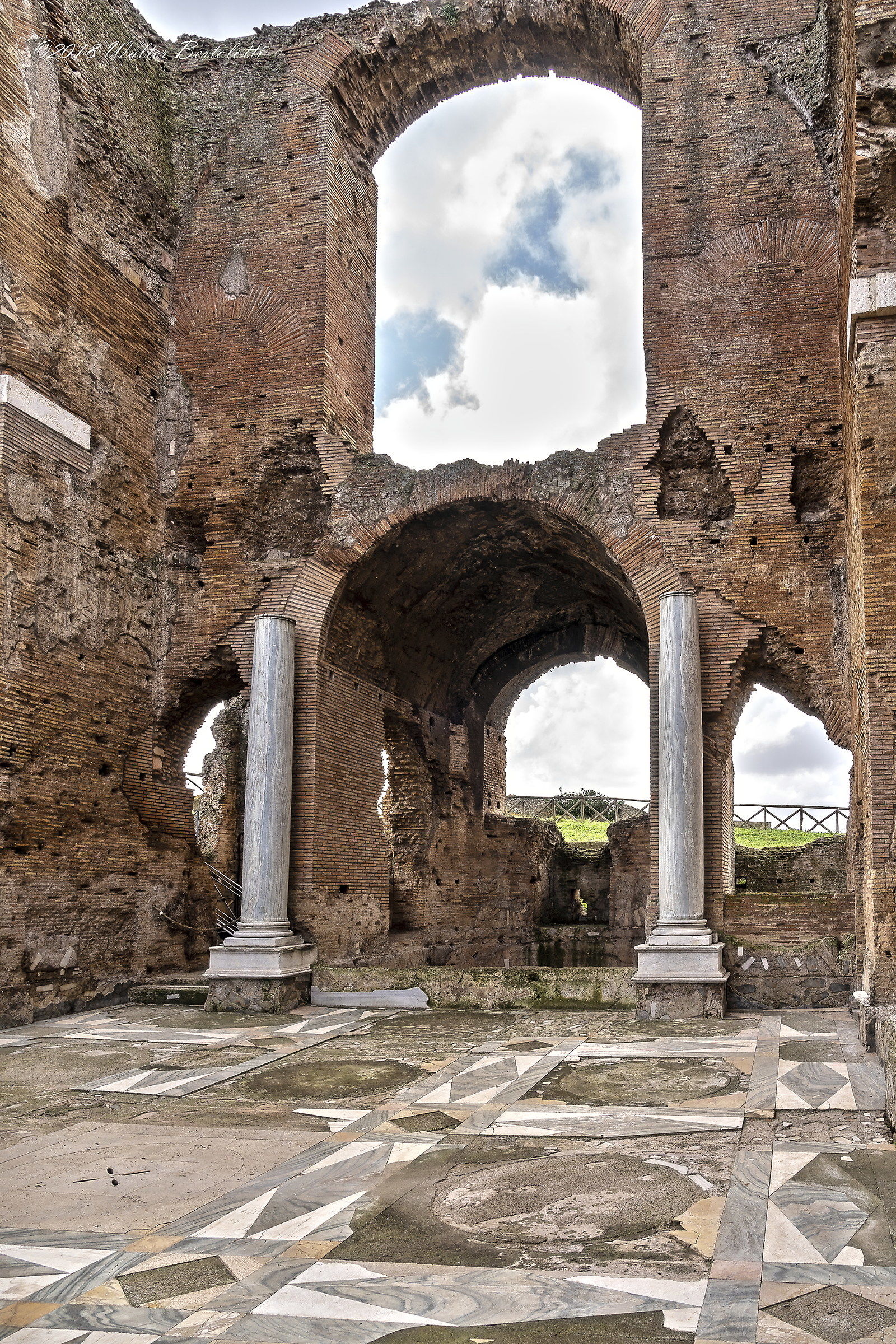 Villa dei Quintili-the halls