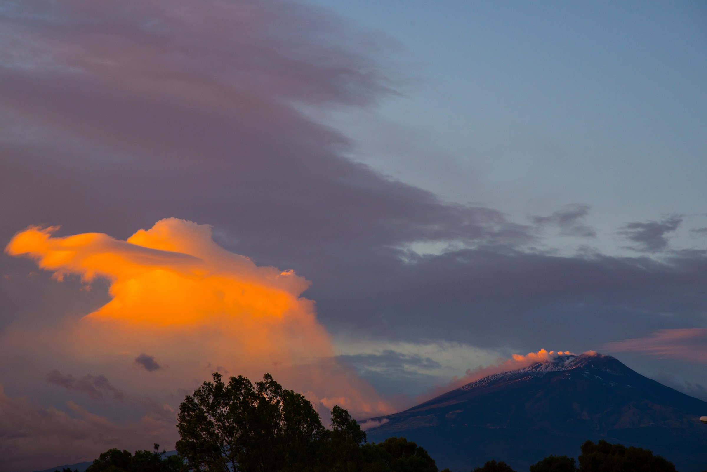 ETNA at sunset