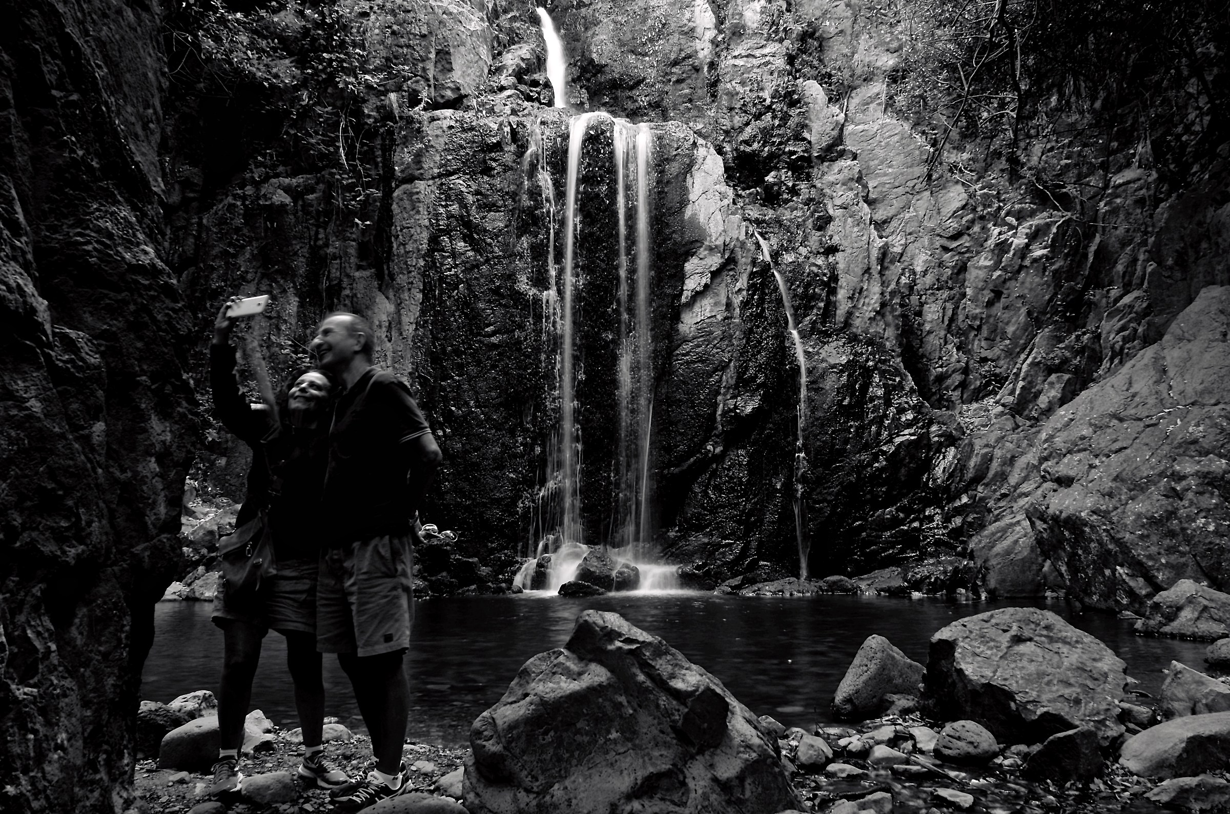 Selfie at the Waterfalls