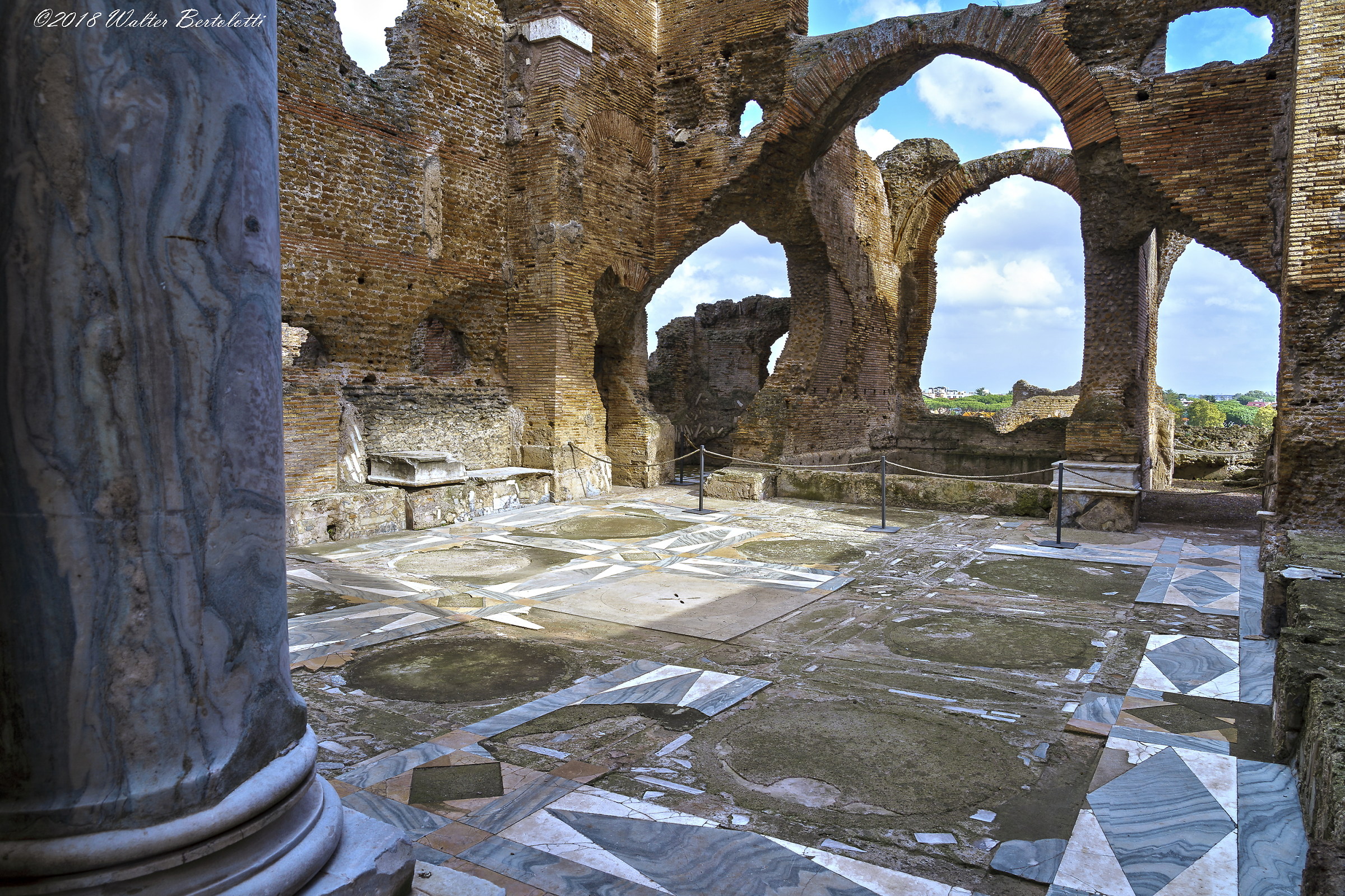 Villa dei Quintili-the halls