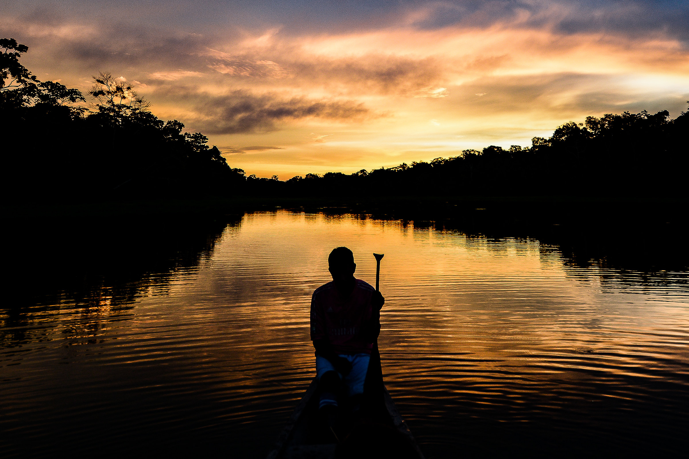 tramonto Amazonas colombia
