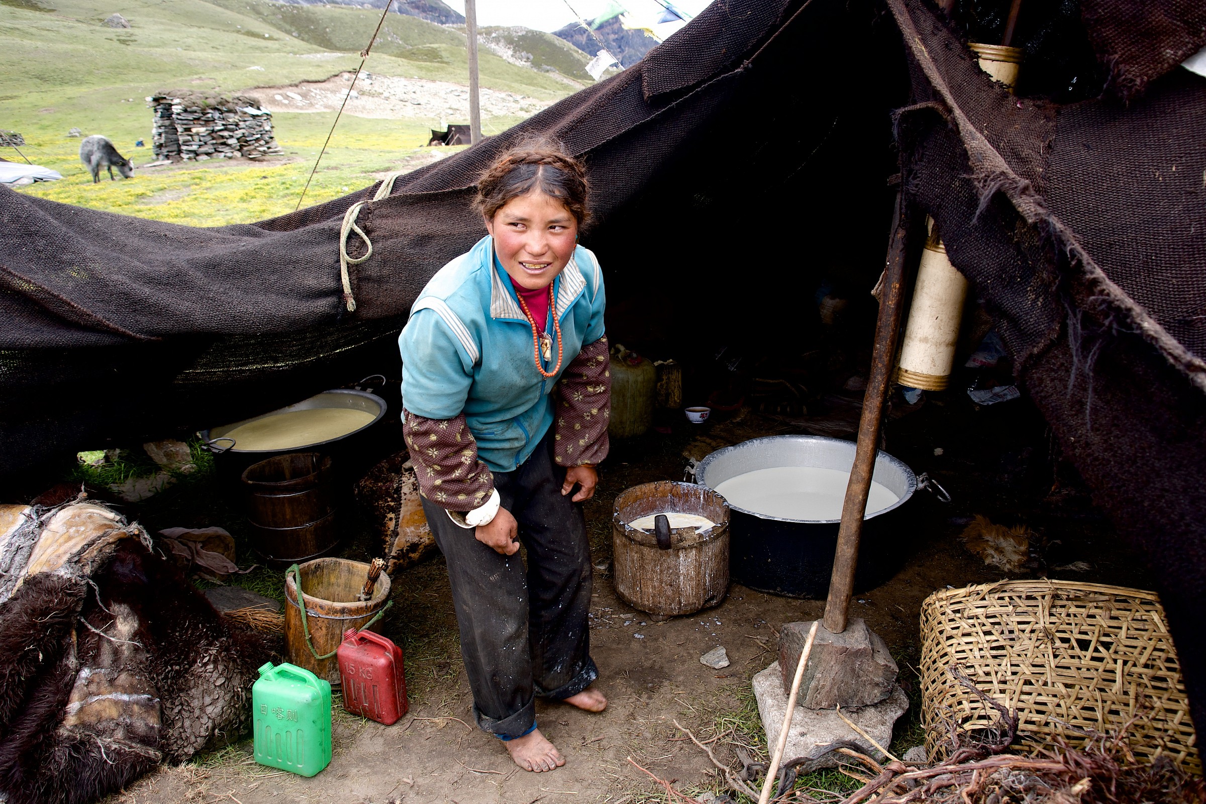 Tenda dei margari - Khangshung Valley 5300 m.