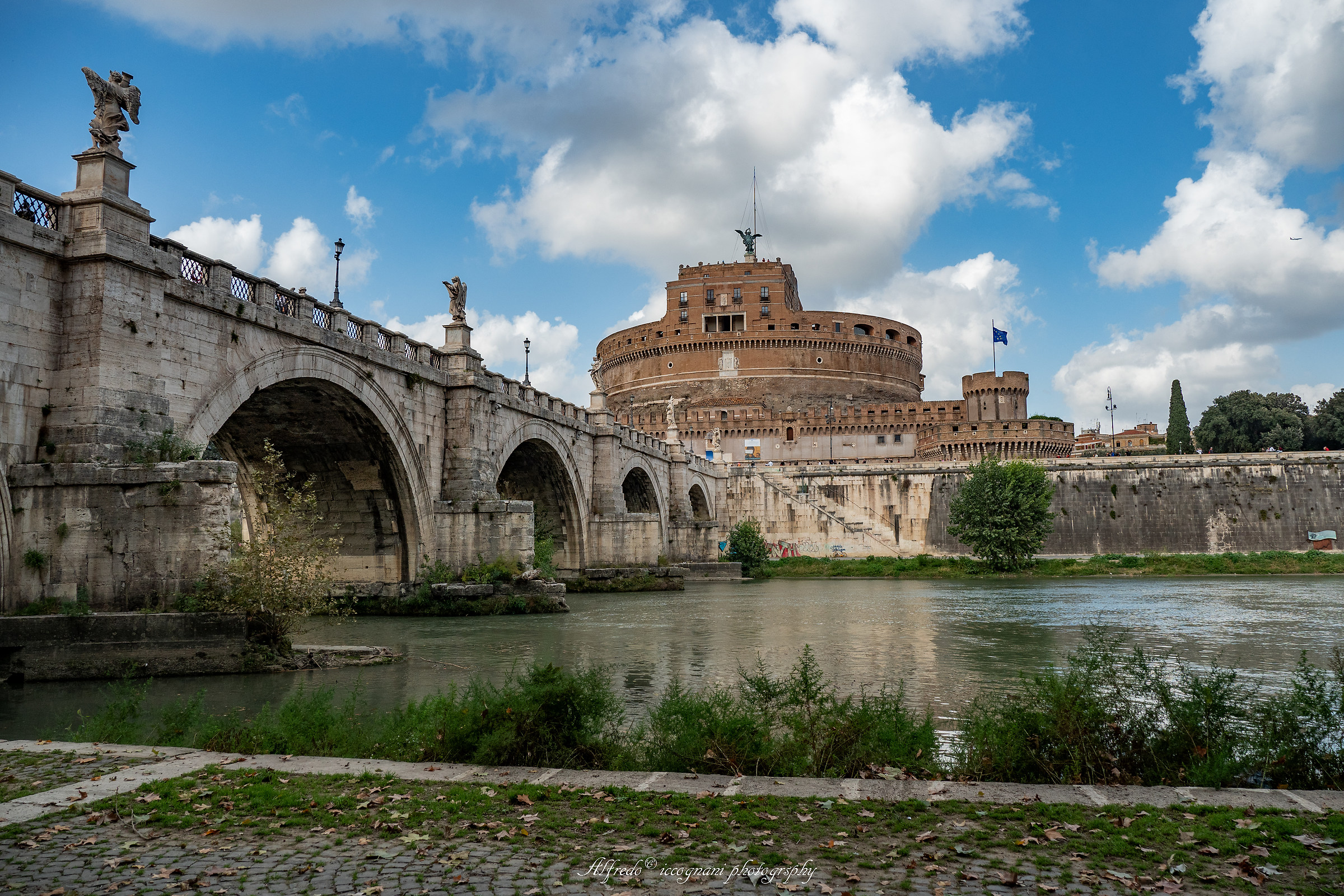 Castel Sant'Angelo from the Tiber