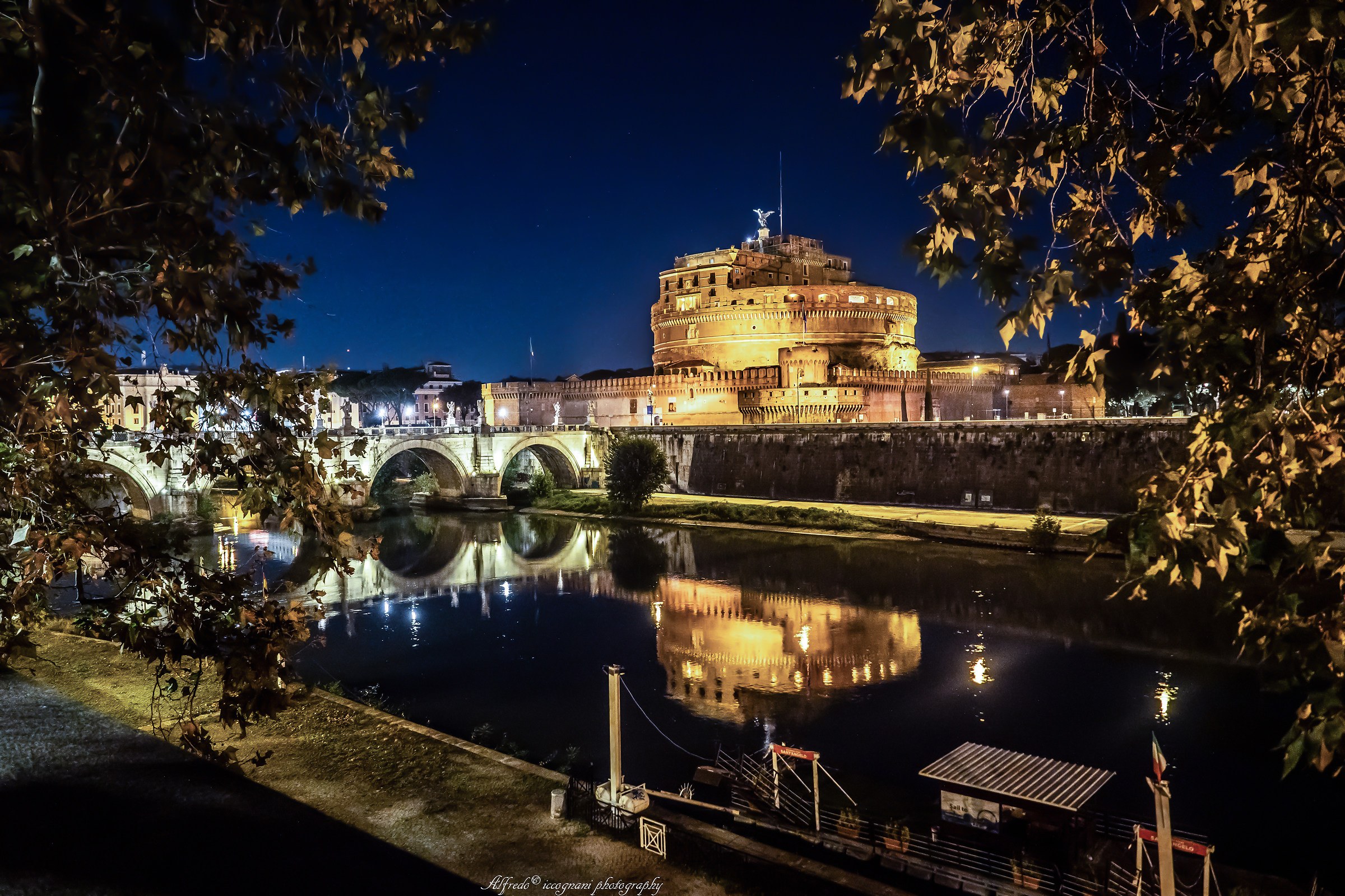 Castel Sant'Angelo from the Lungotevere