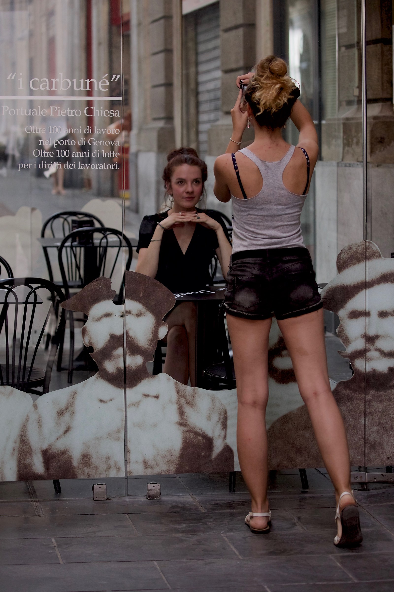 La modella fotografa Giulia