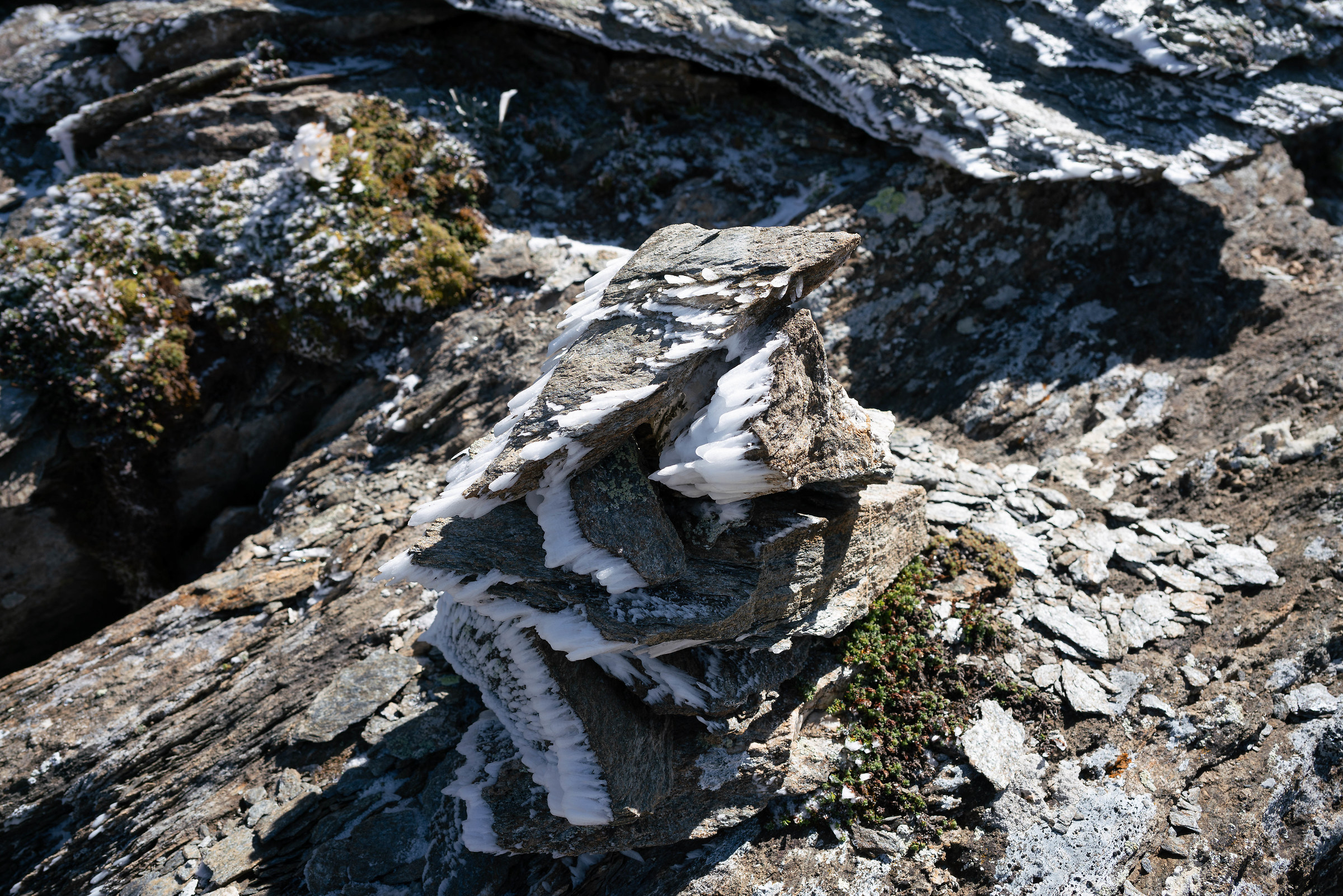Frost on Rock