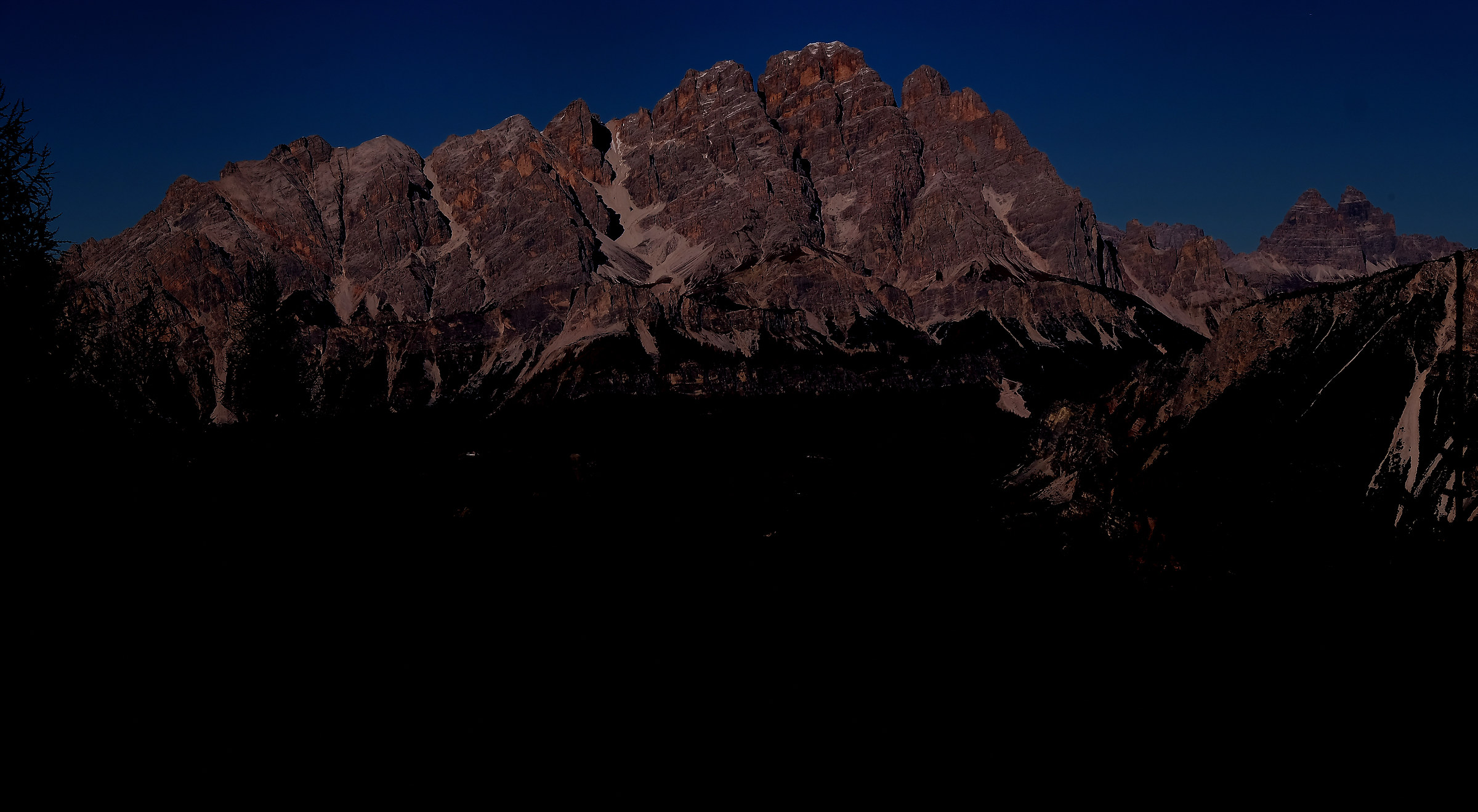 Tramonto sul Cristallo