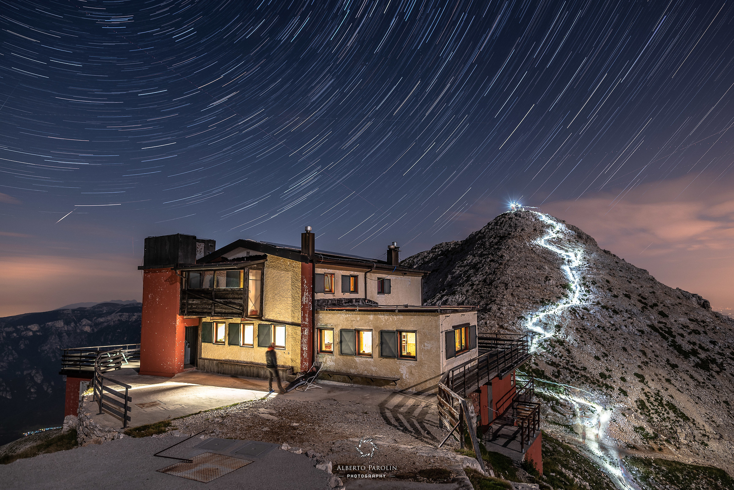 Star Trail on Carega [2,259 m]
