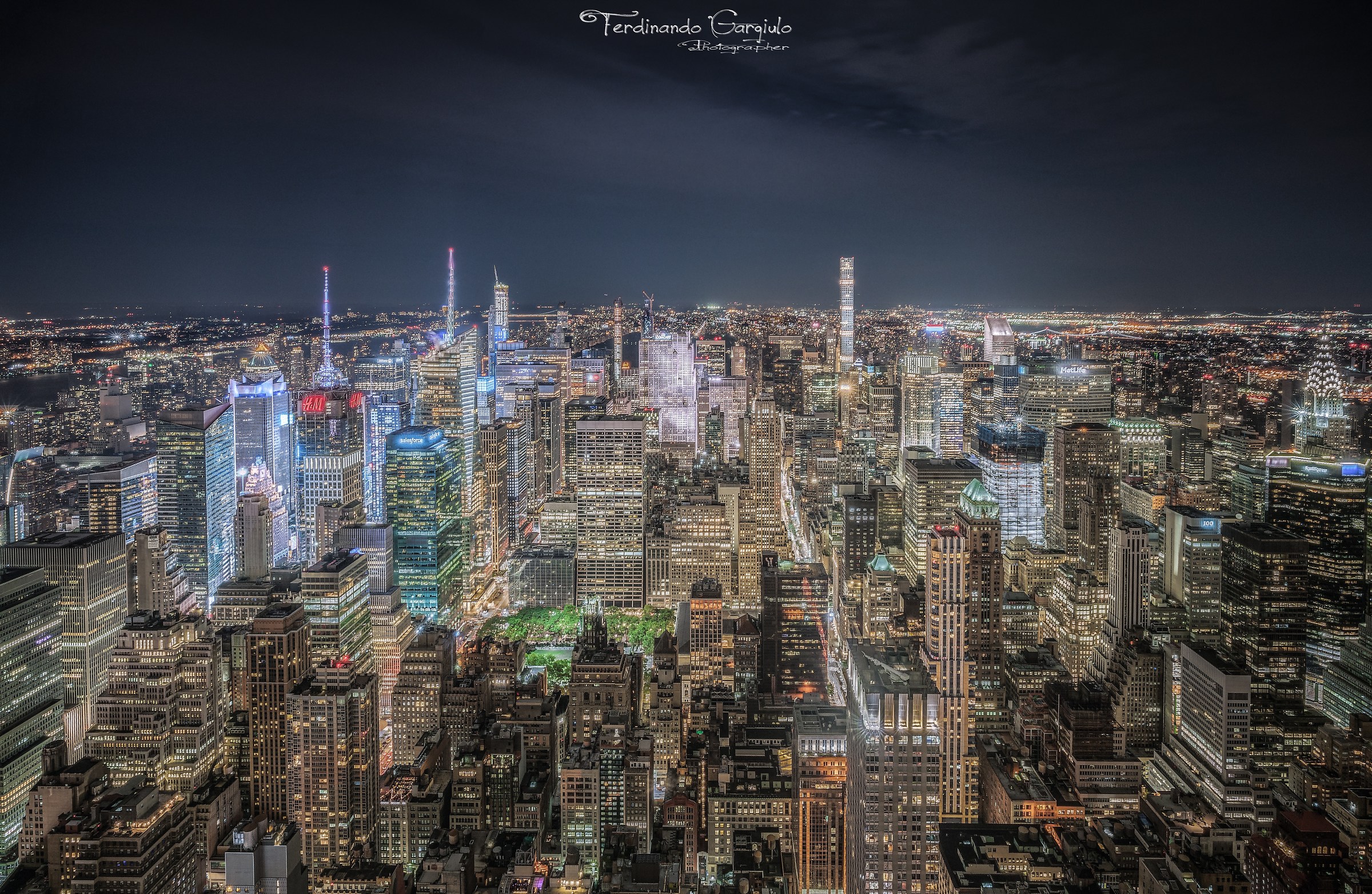 New York View from the Empire State Building