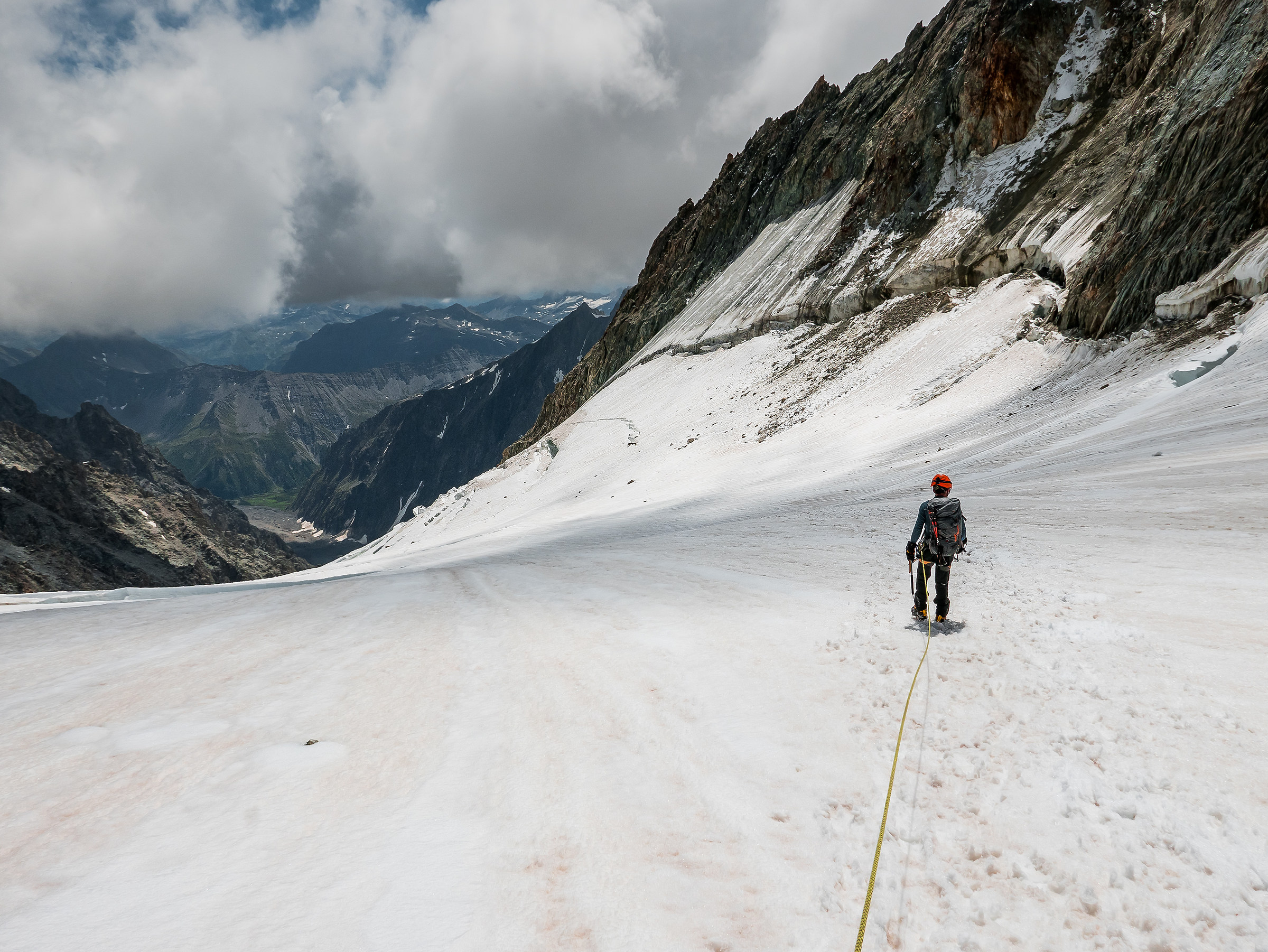 Descent from Mont Blanc