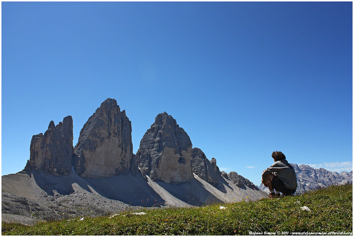 Autoritratto alle Tre Cime di Lavaredo