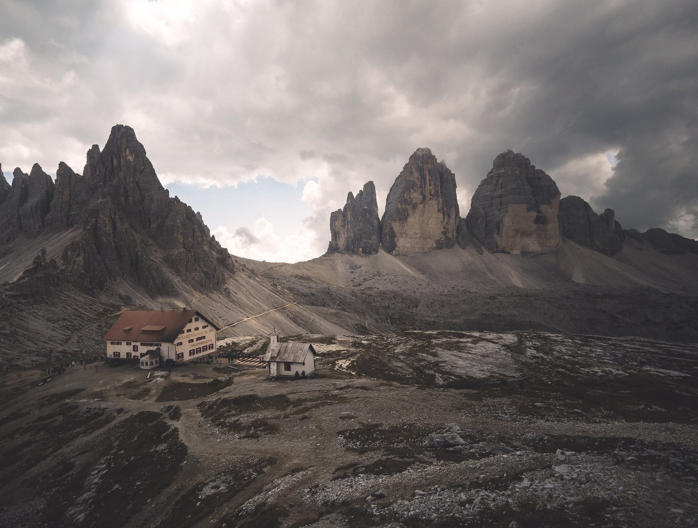 Locatelli and three peaks of Lavaredo