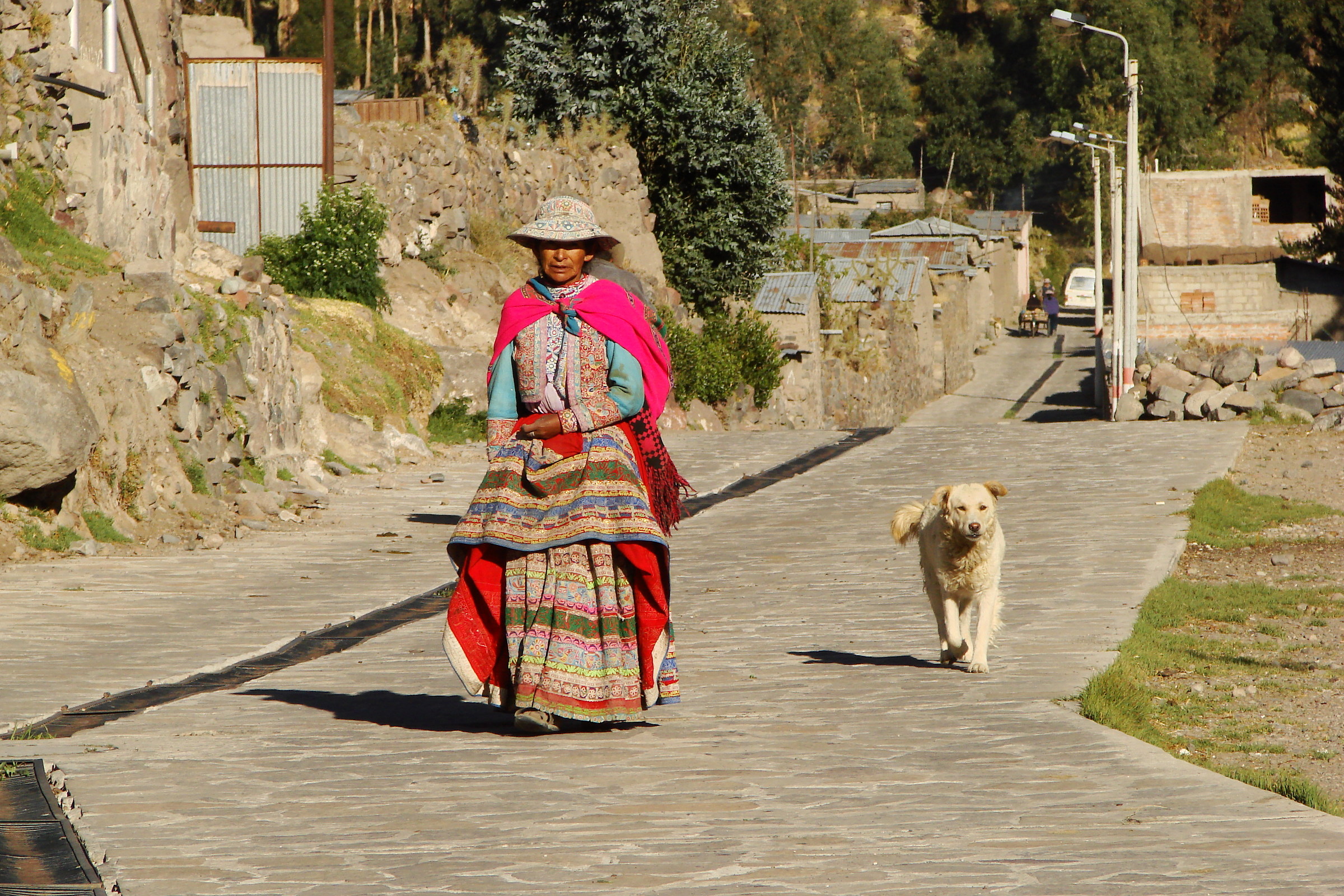 Perù. Villaggio nel Colca canyon