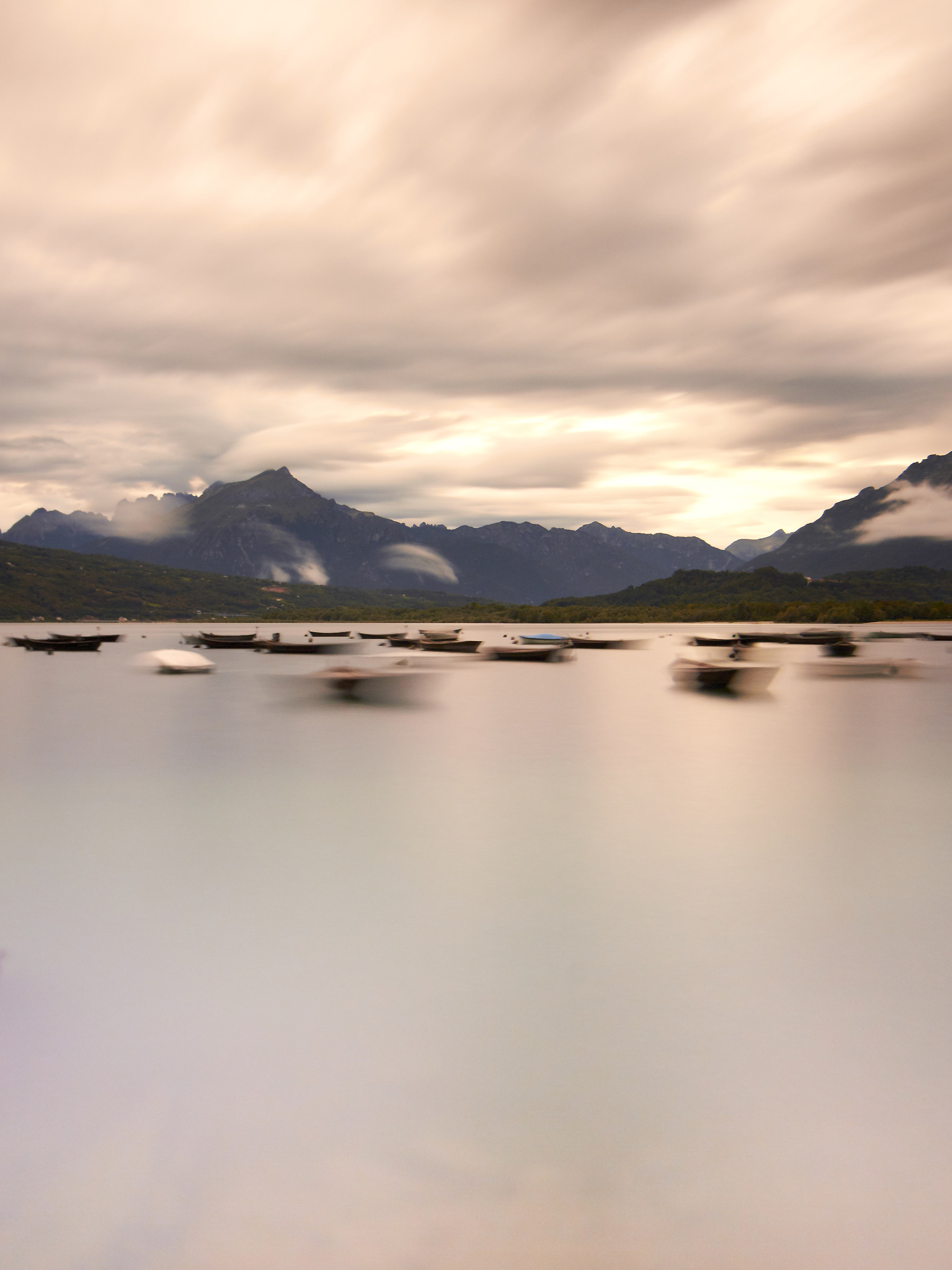 Lake Santa Croce Long exposure