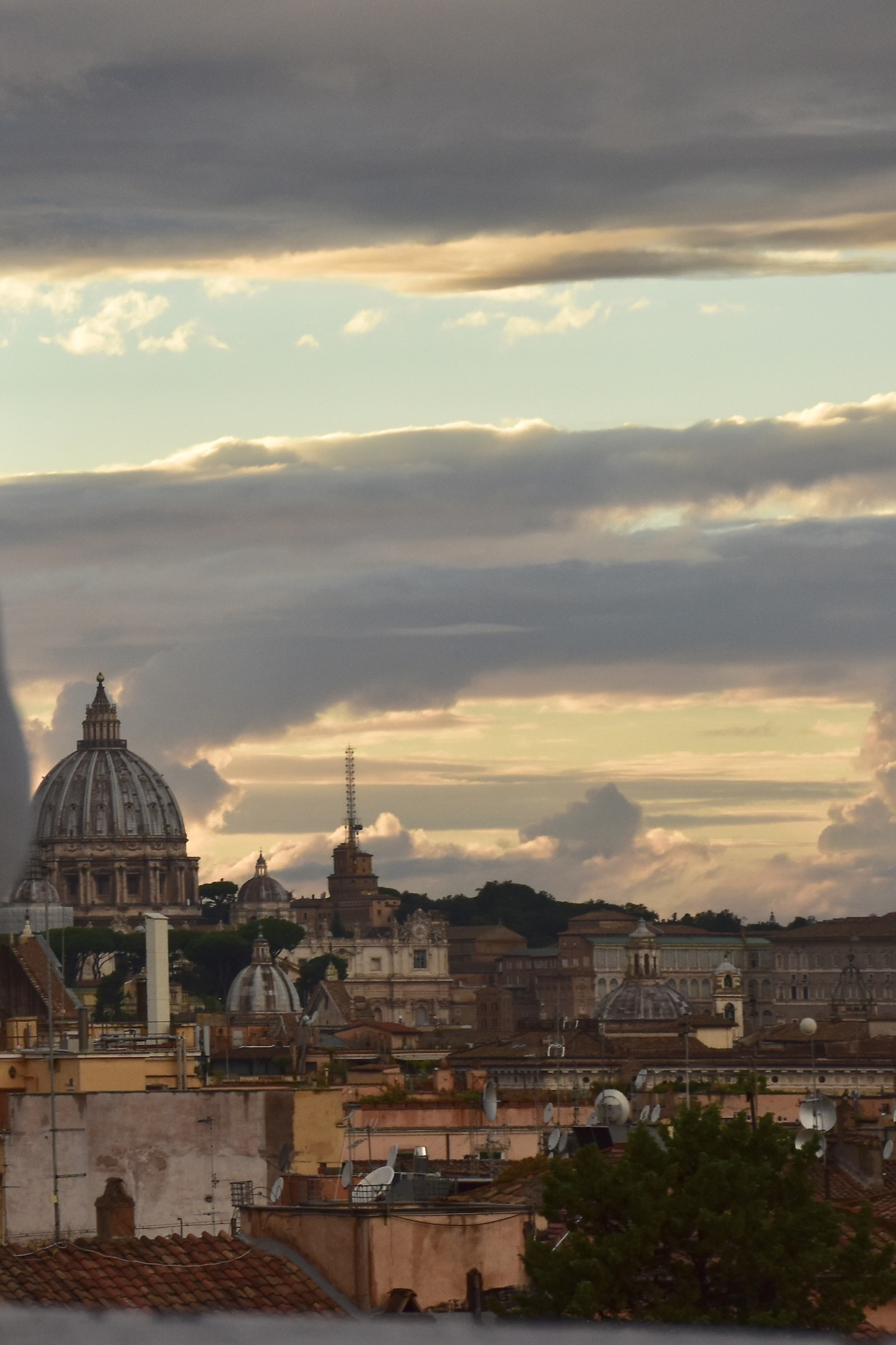 Thank you Rome and I also saw the pope