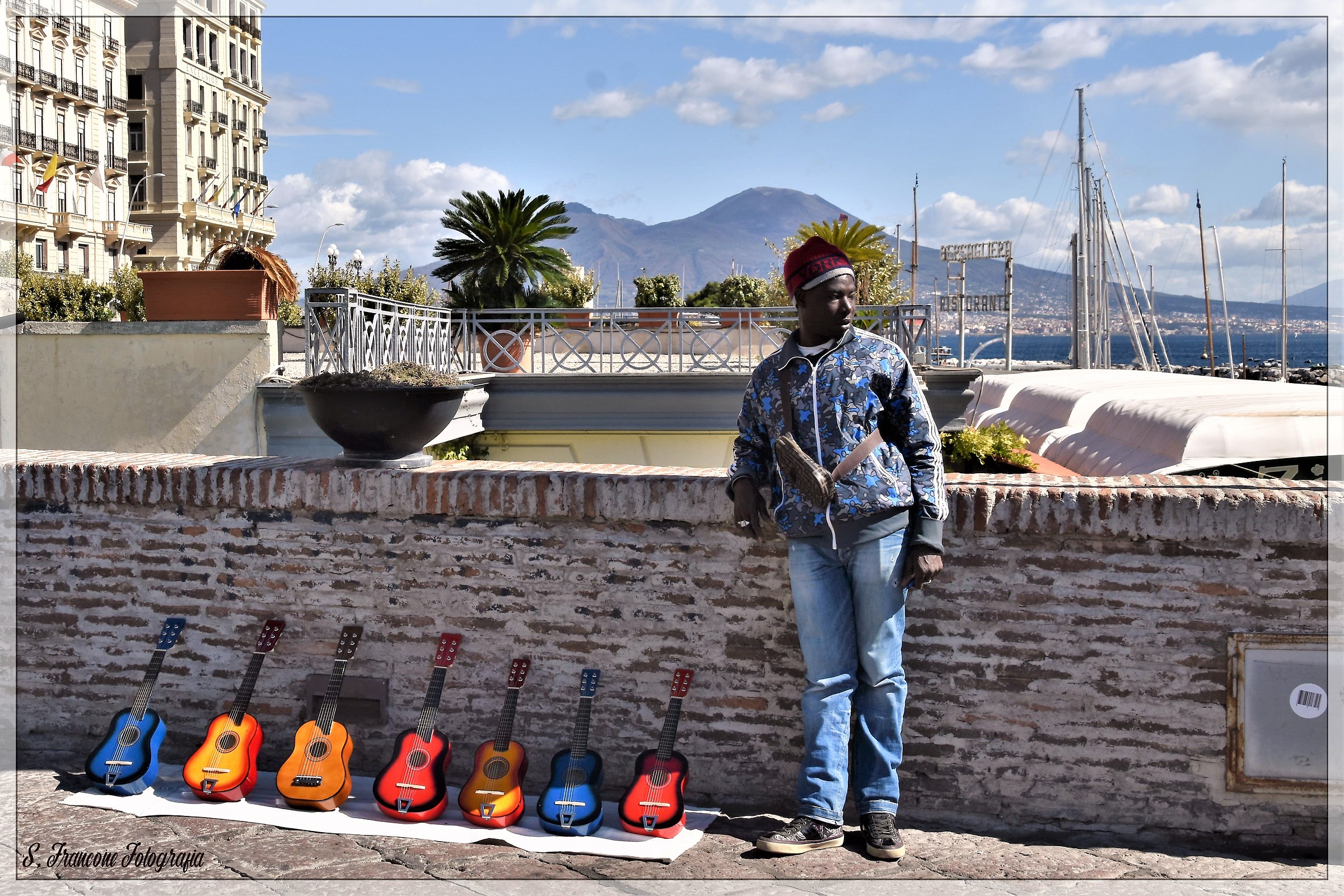 Ukulele a Castel dell'Ovo.