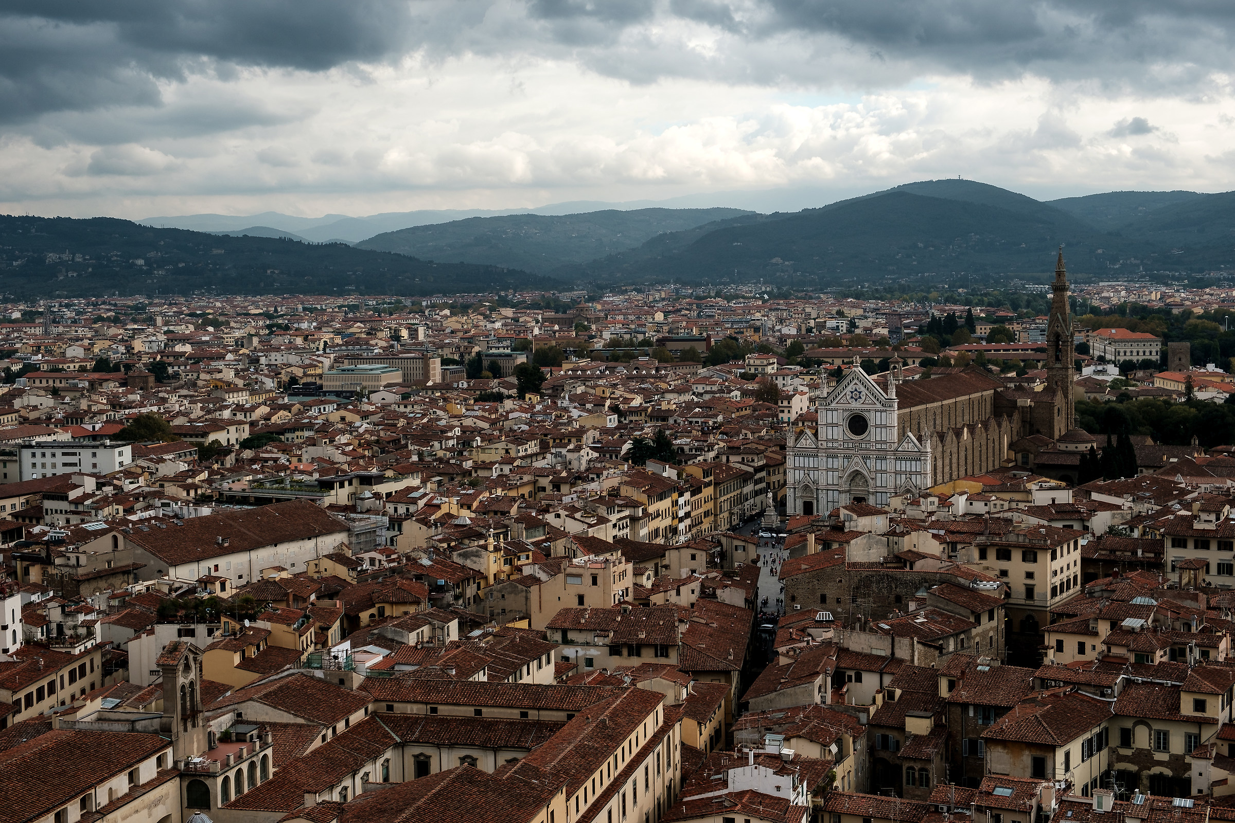 Panorama su Firenze da Palazzo Vecchio