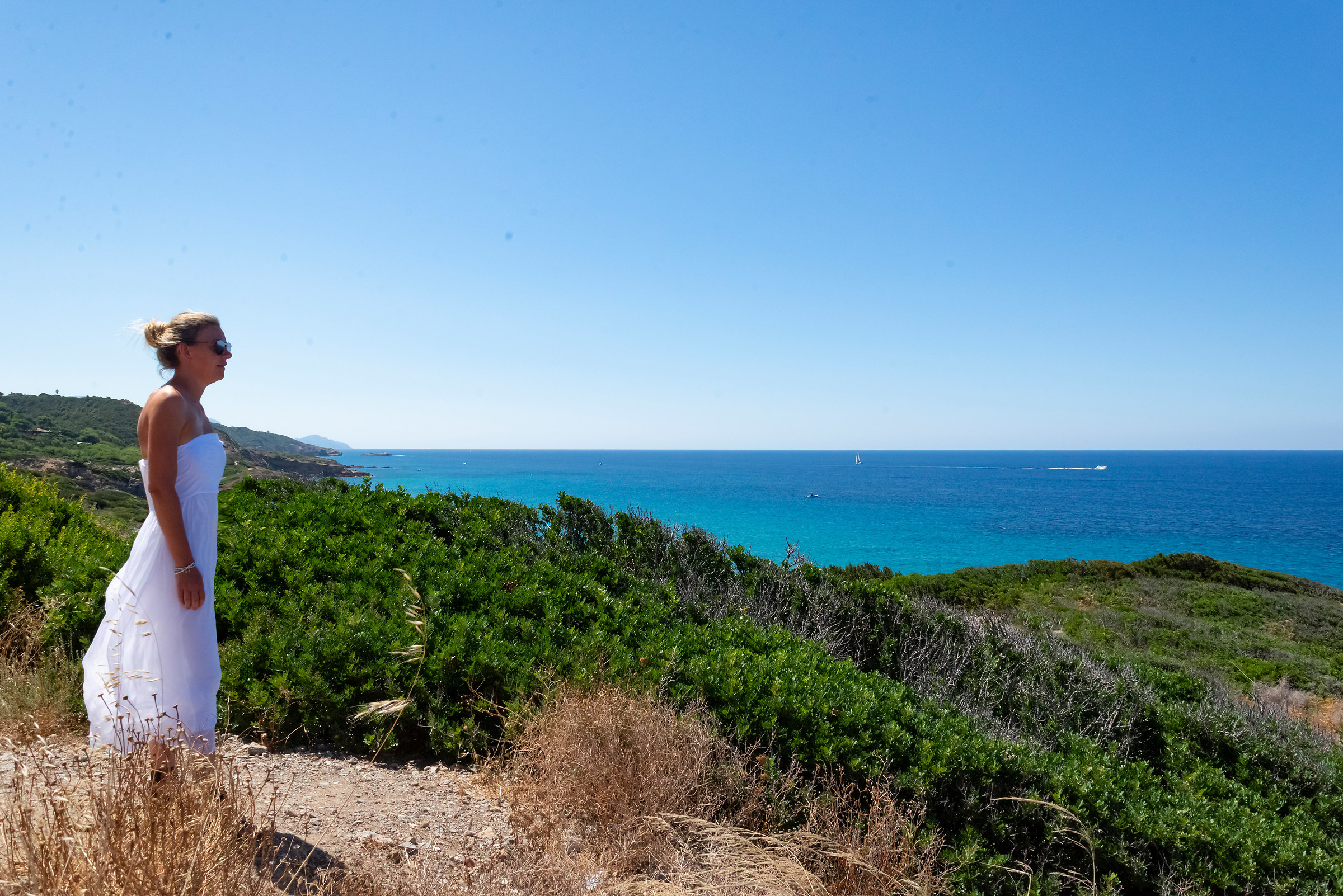 Looking over the sea