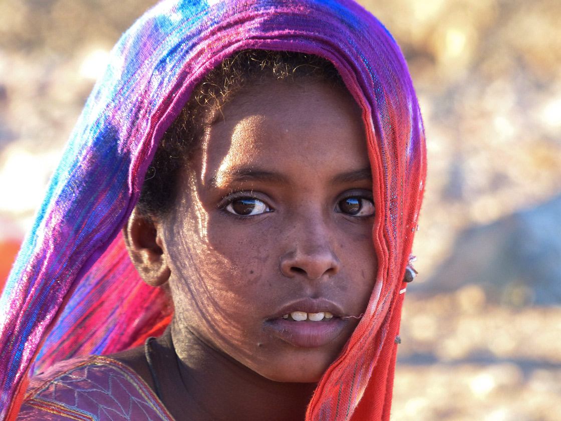 Bedouin girl in the Gilf Kebir