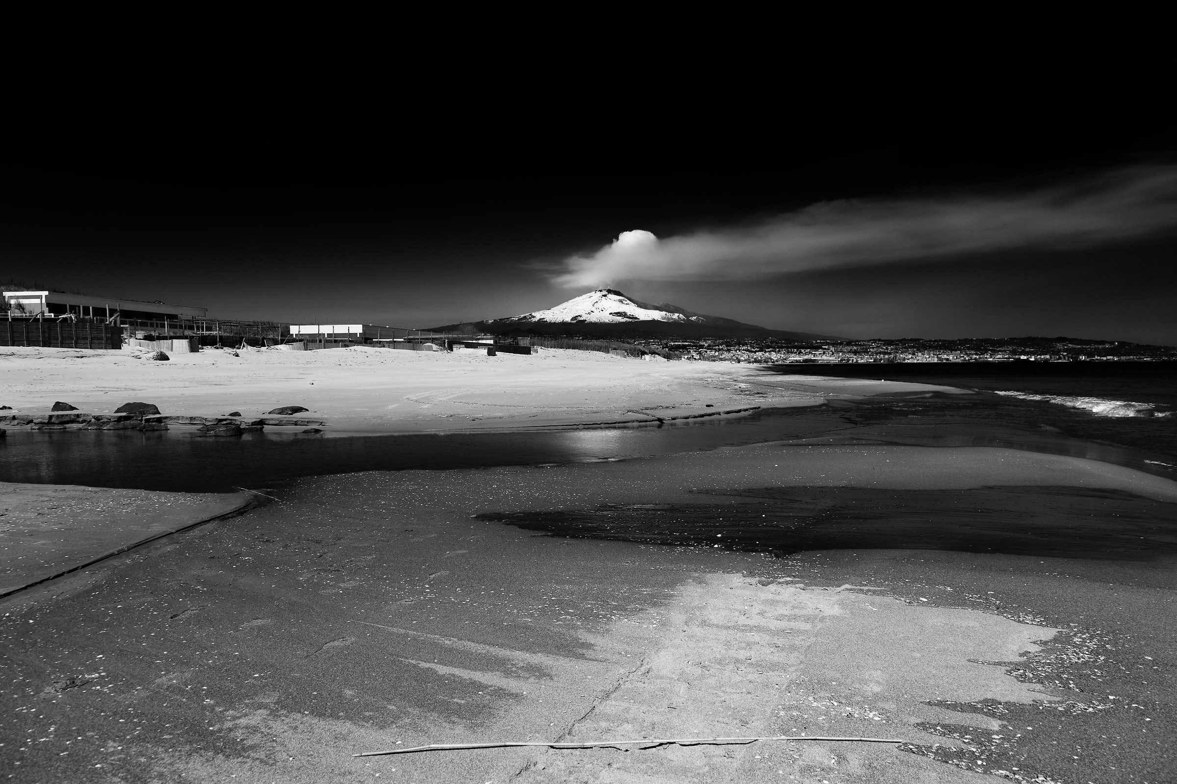 Playa di Catania e Etna