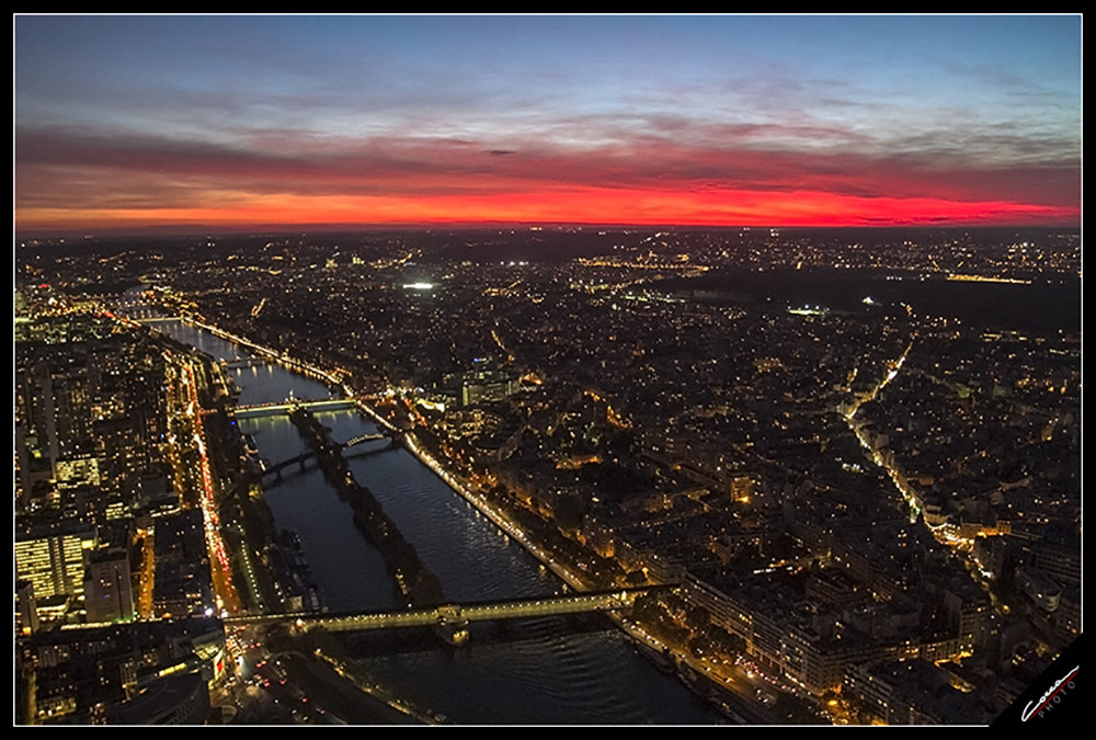Sunset Eiffel Tower