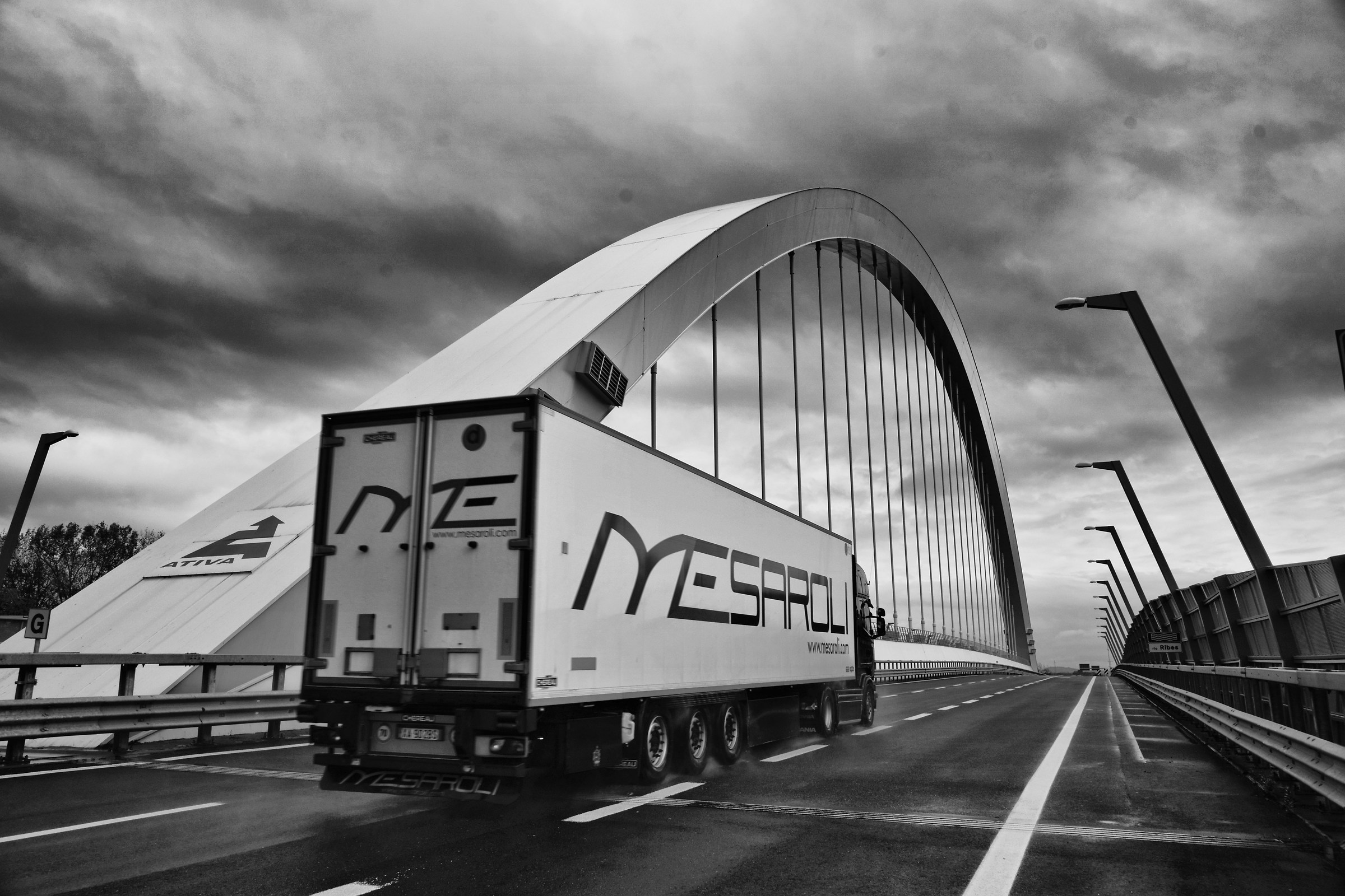 If in a winter evening a trucker...