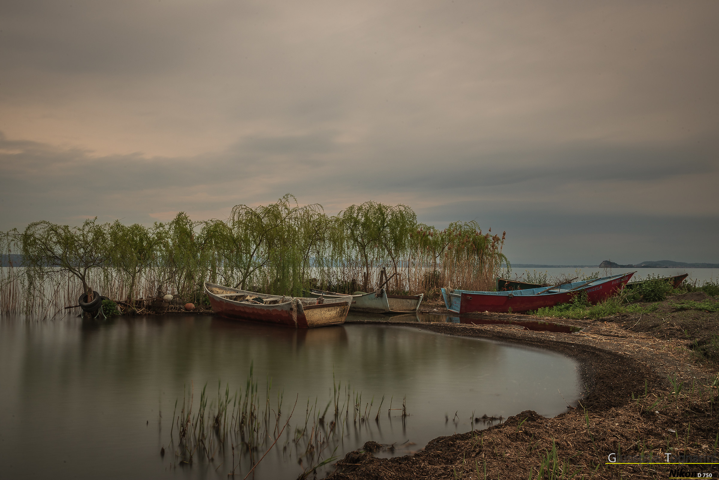 Boats on the lake