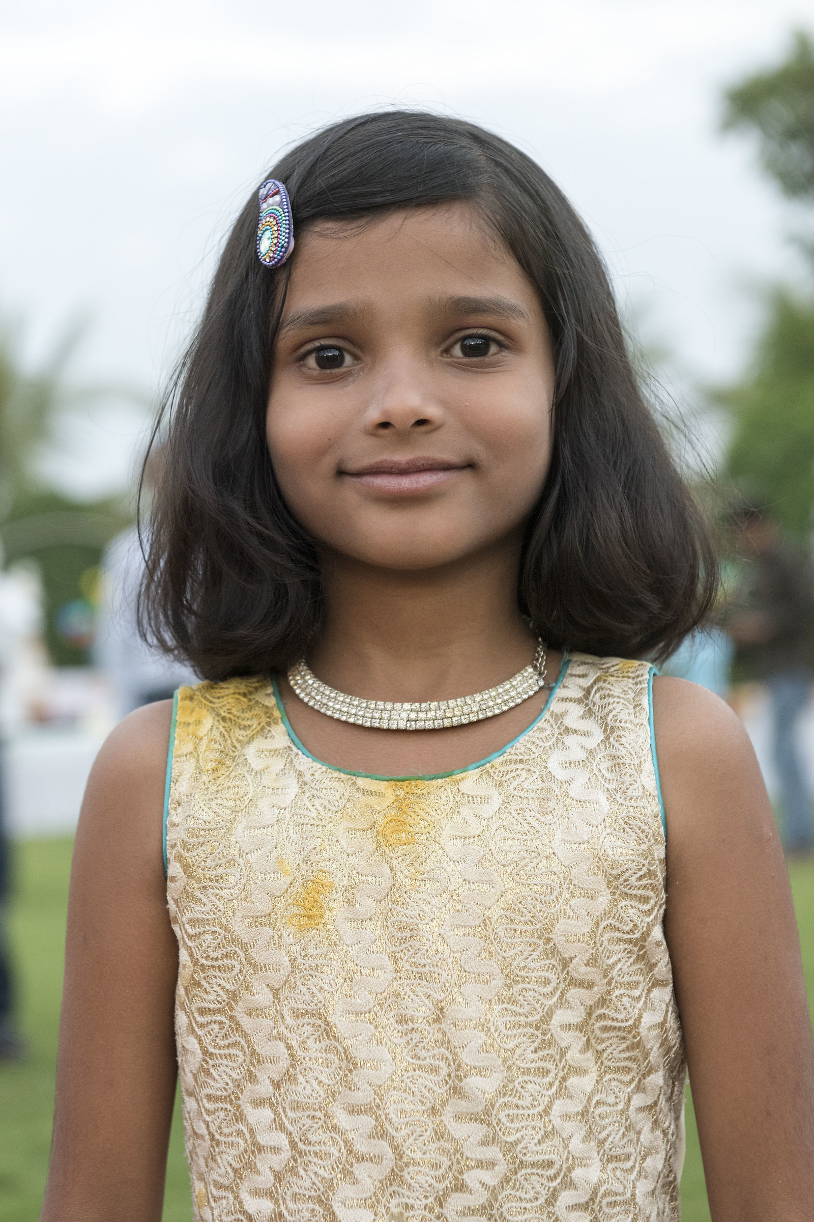 At the party in India