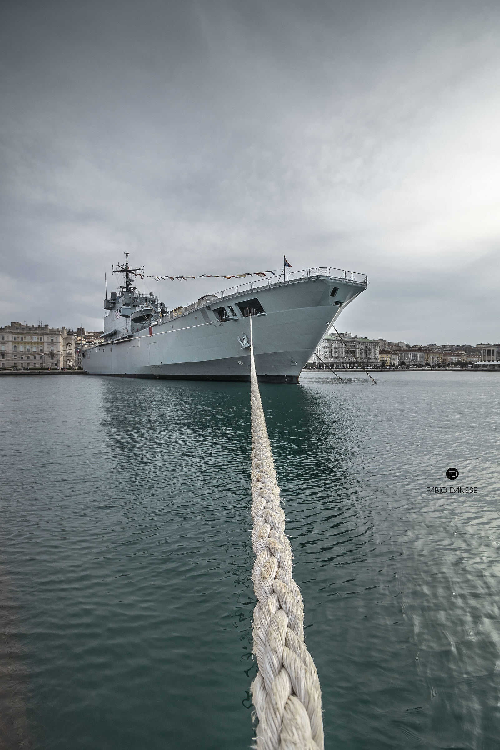 La San Marco attraccata al molo Audace