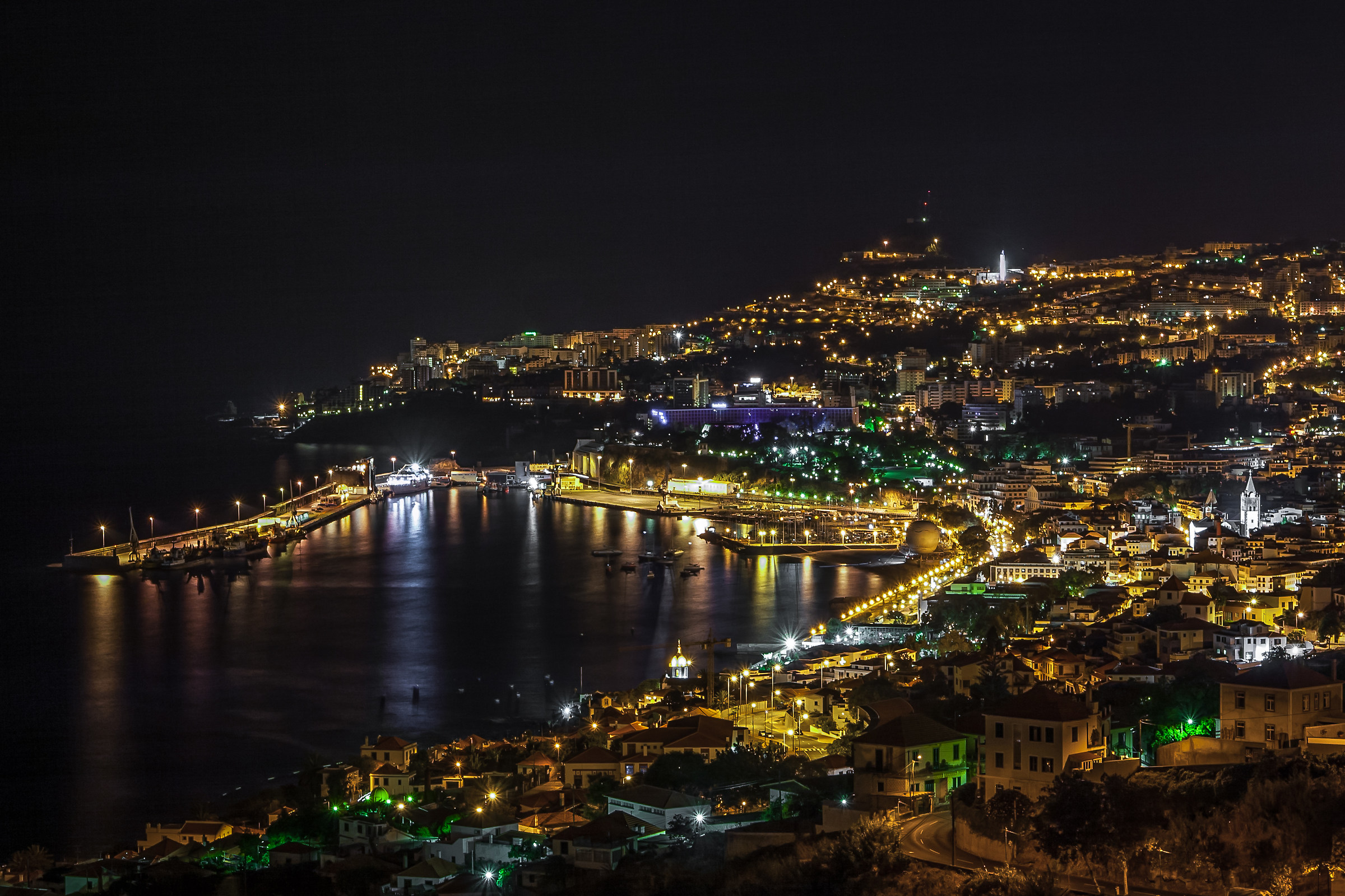 Funchal entro la notte
