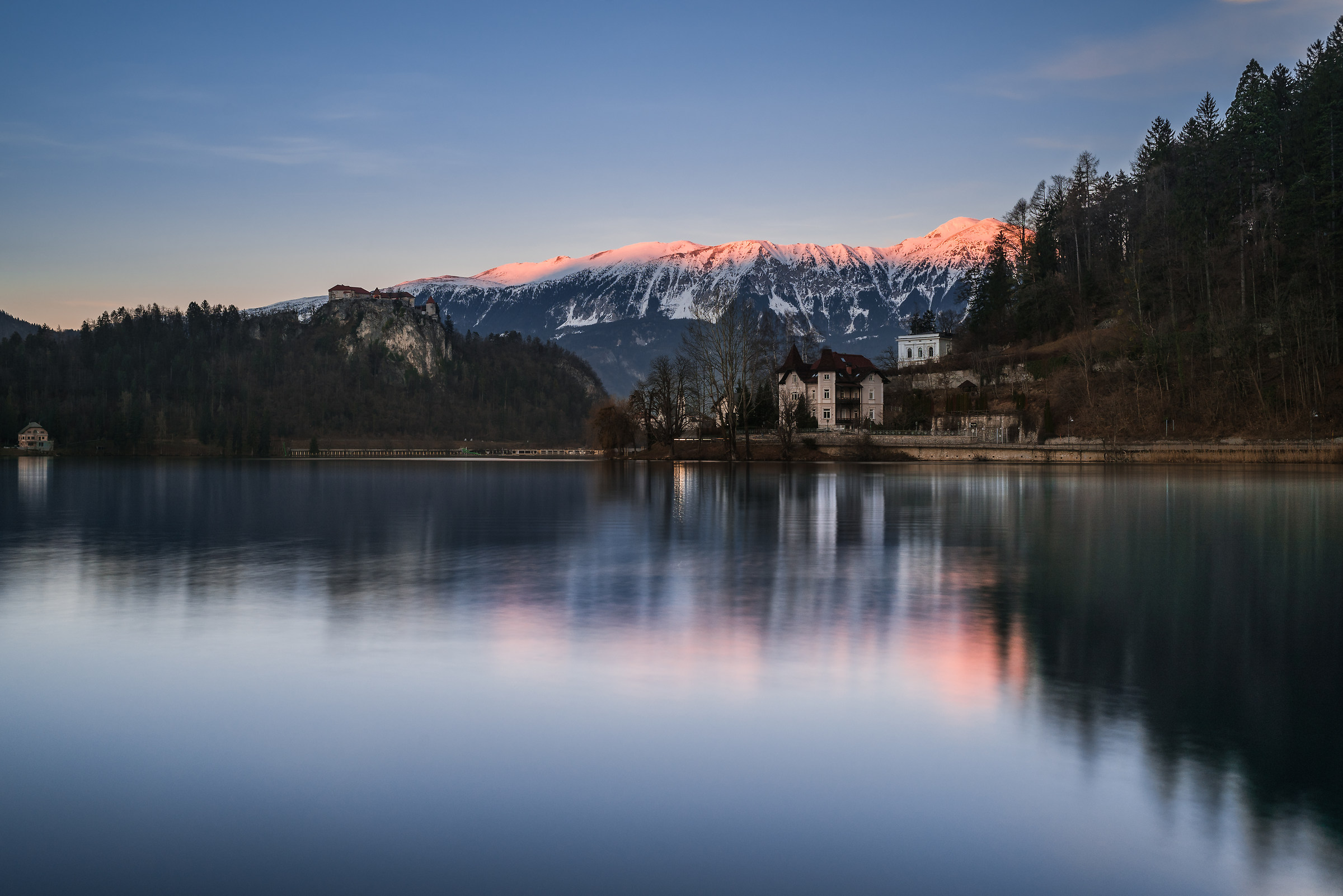Bled at sunset