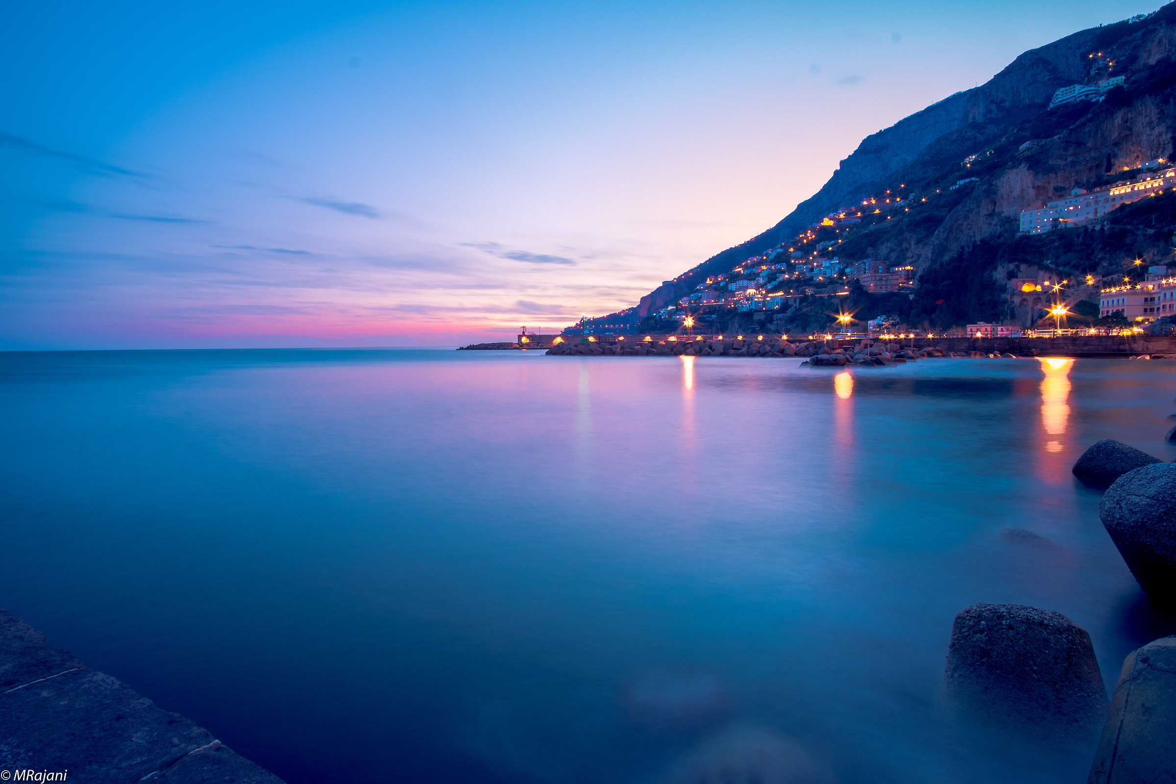 Amalfi at dusk