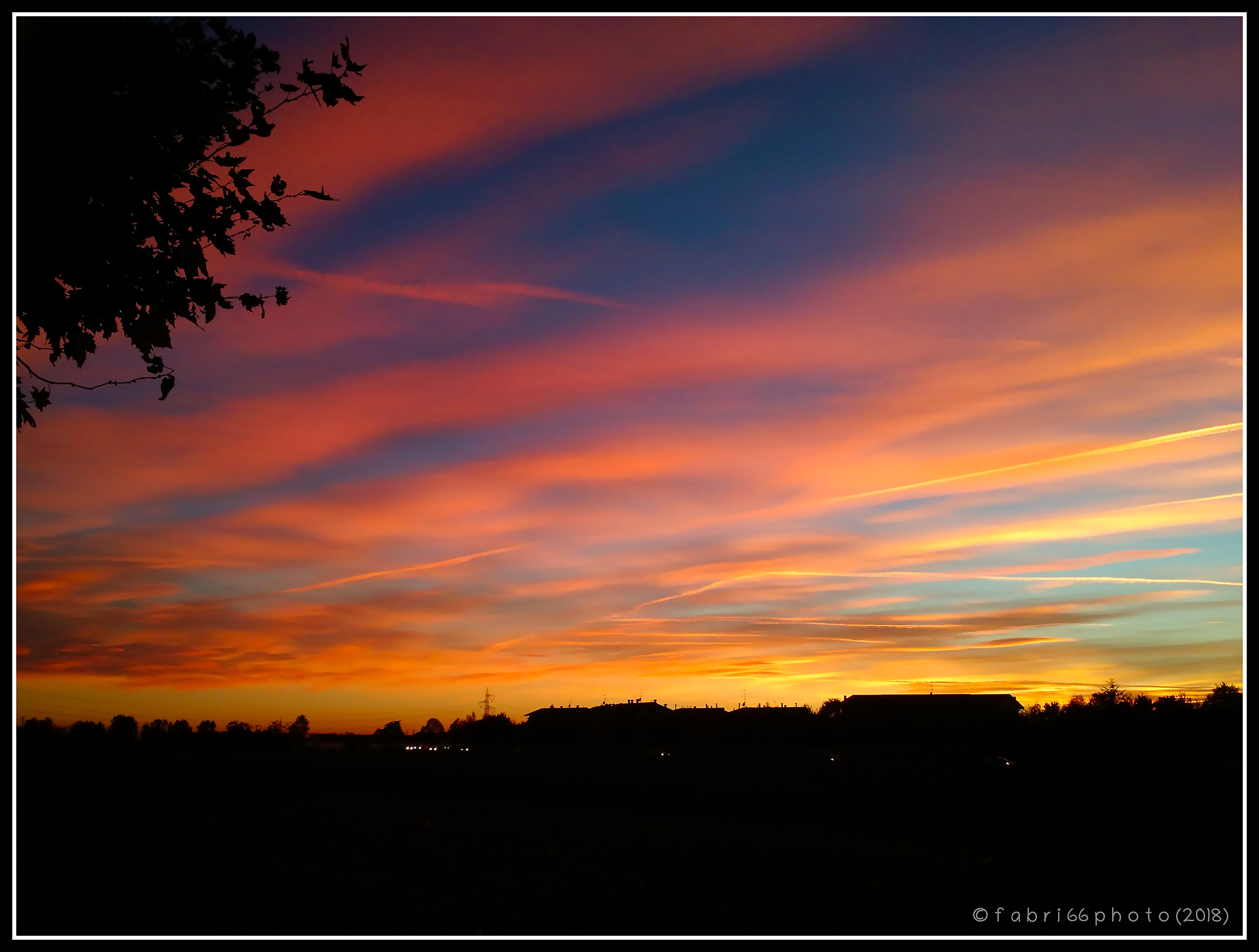 Tramonto a Bergamo e dintorni