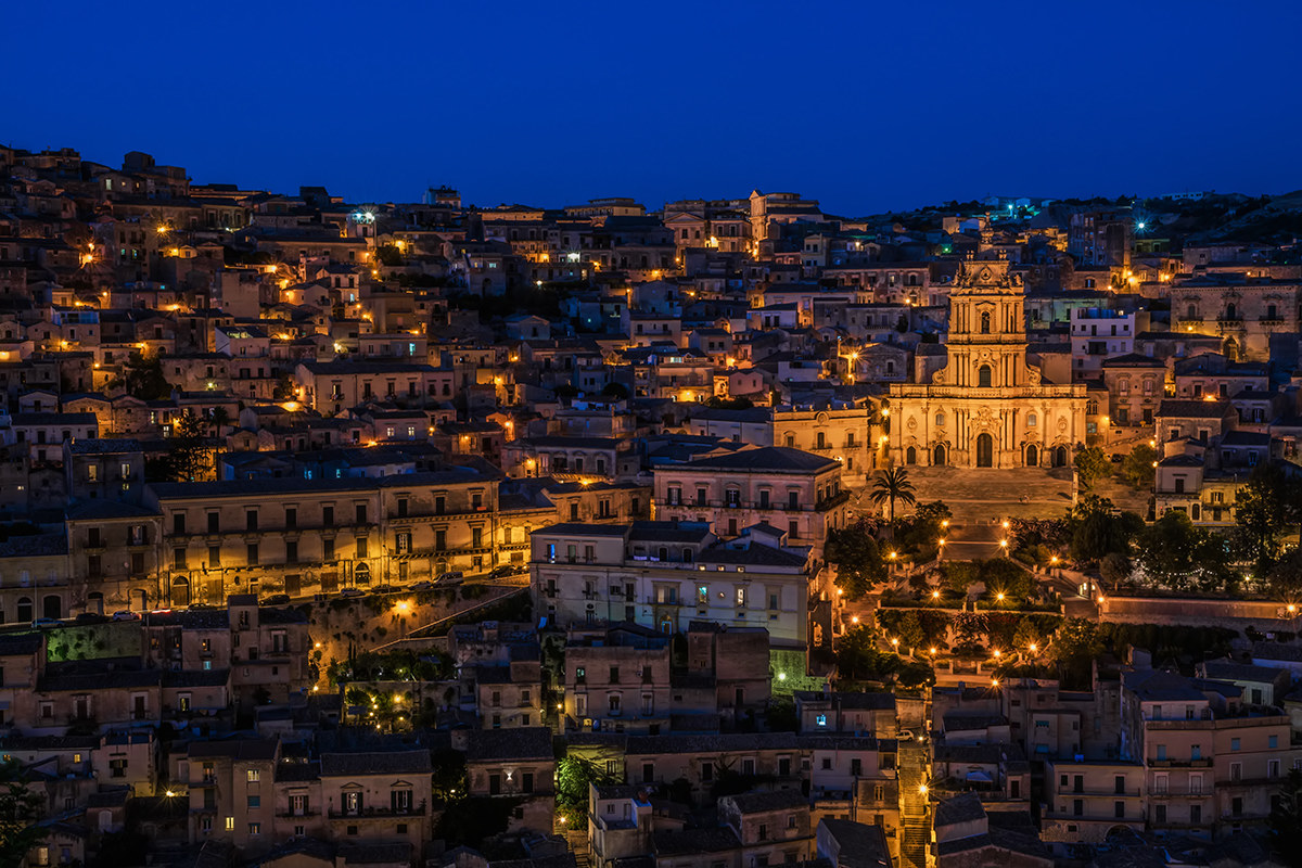 The blue of Modica