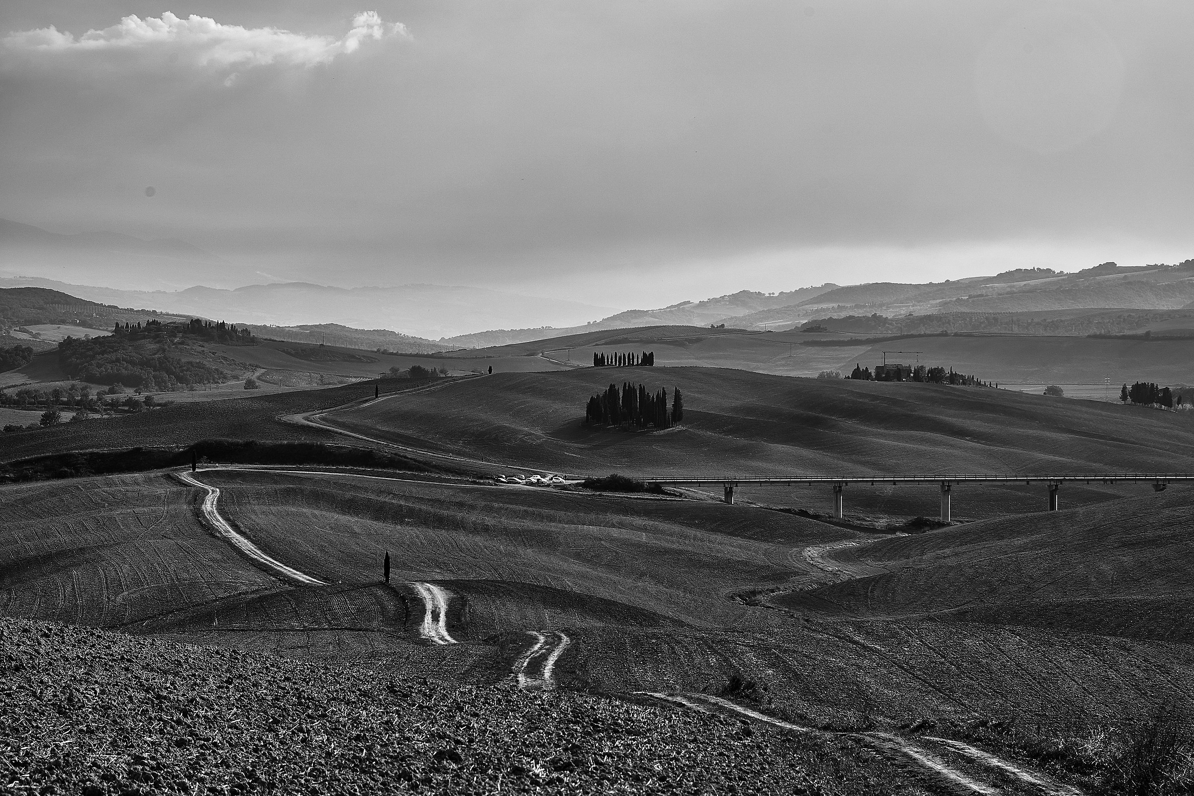 A glimpse of Val d'orcia