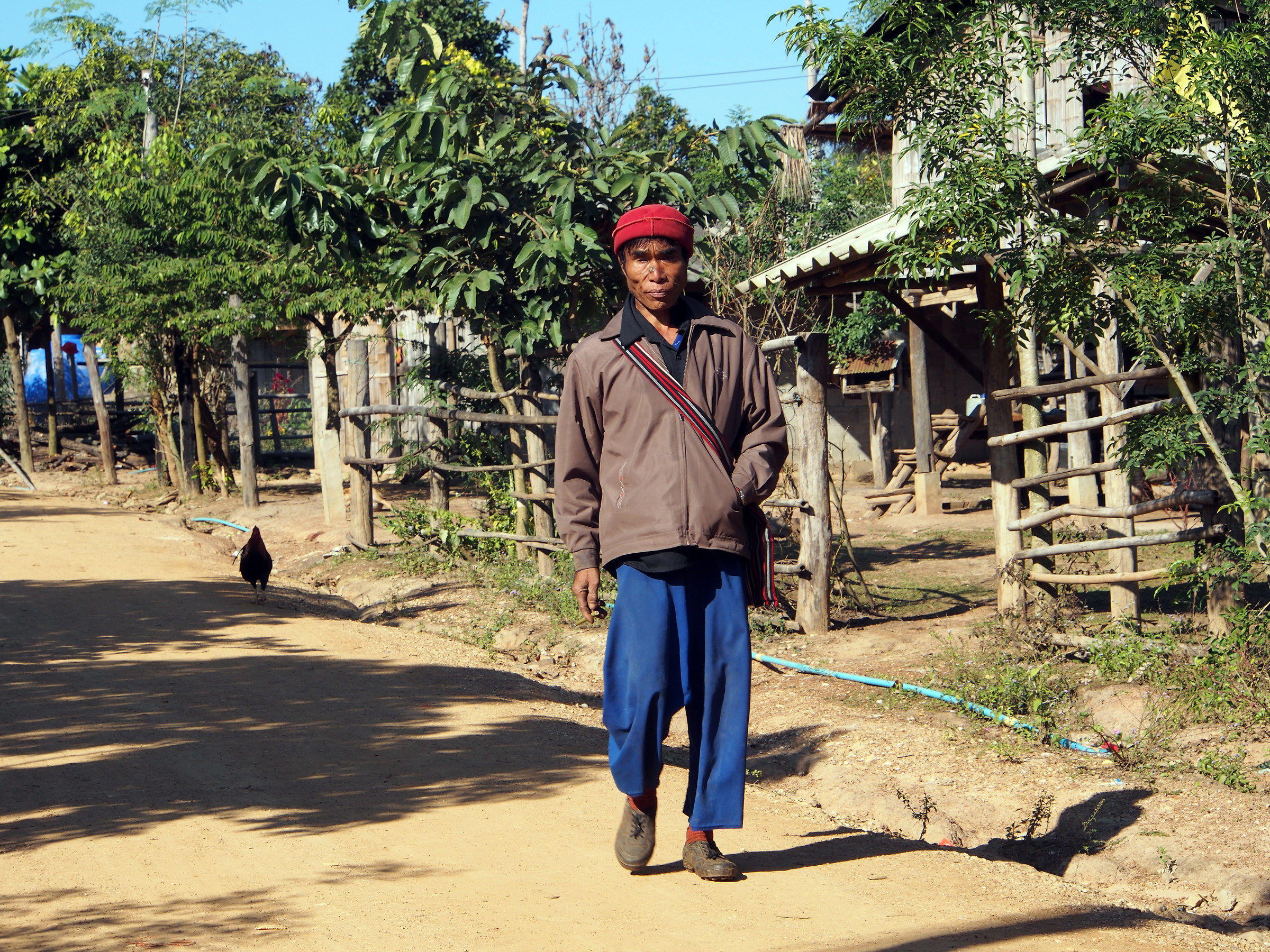 Thailandia del Nord: villaggio rurale.