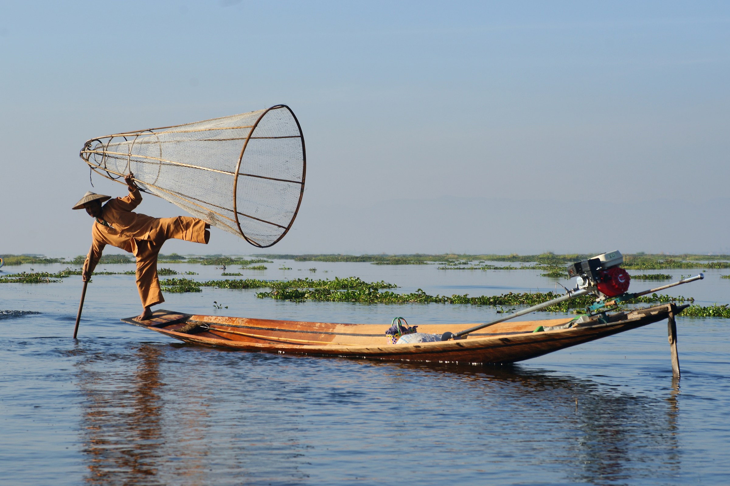figurante del lago Inle