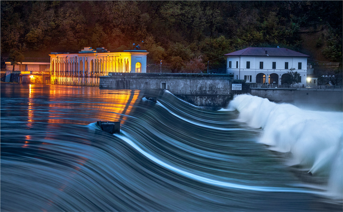 The full of the dam of the Panperduto 06-11-2018