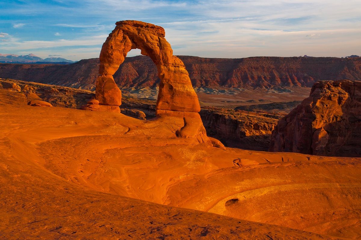 Sunset at Delicate Arch
