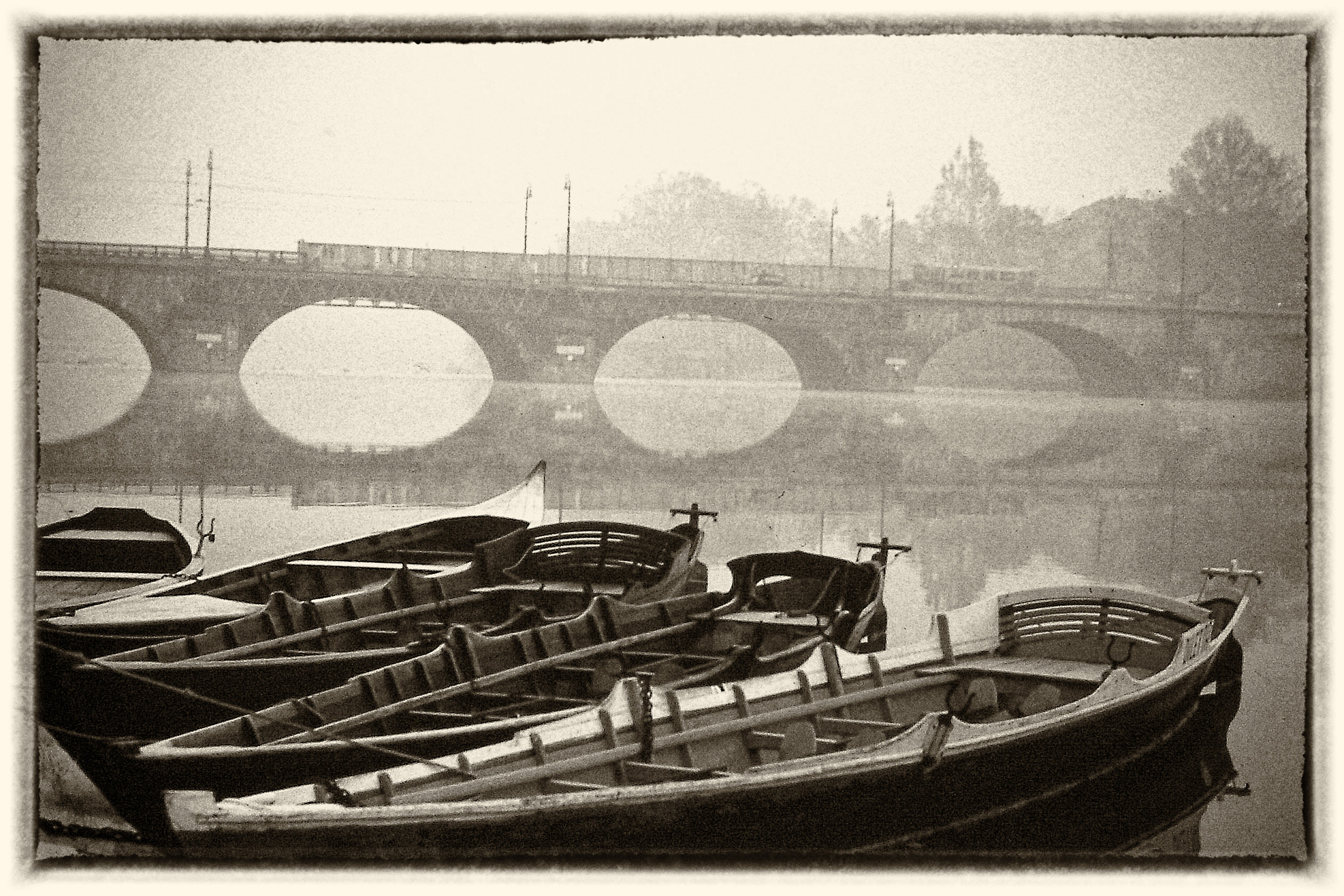 antiche immagini... barche sul PO