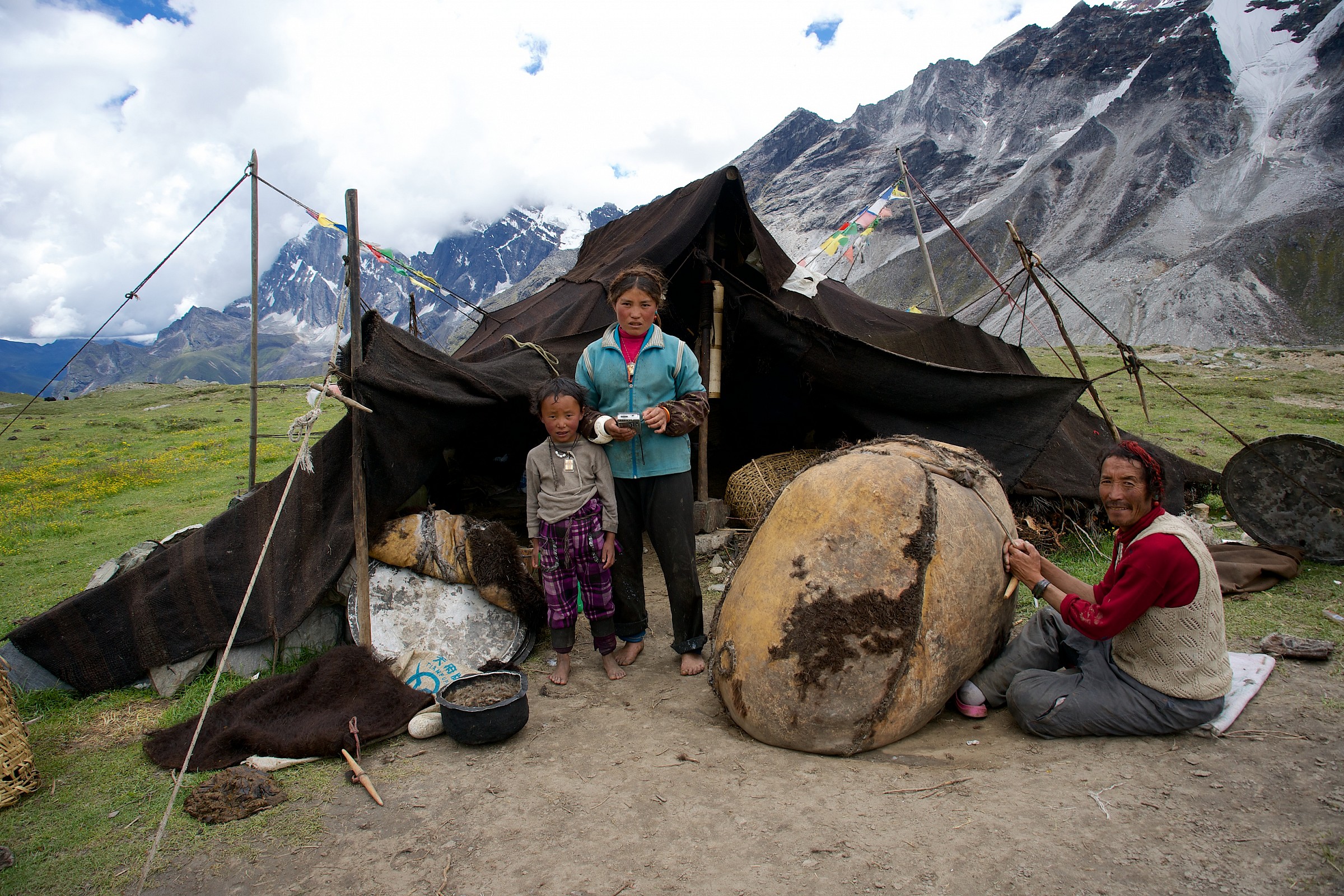 Famiglia di margari - Khanshung Valley 5300 m