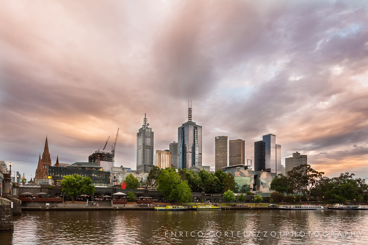 Melbourne at dusk